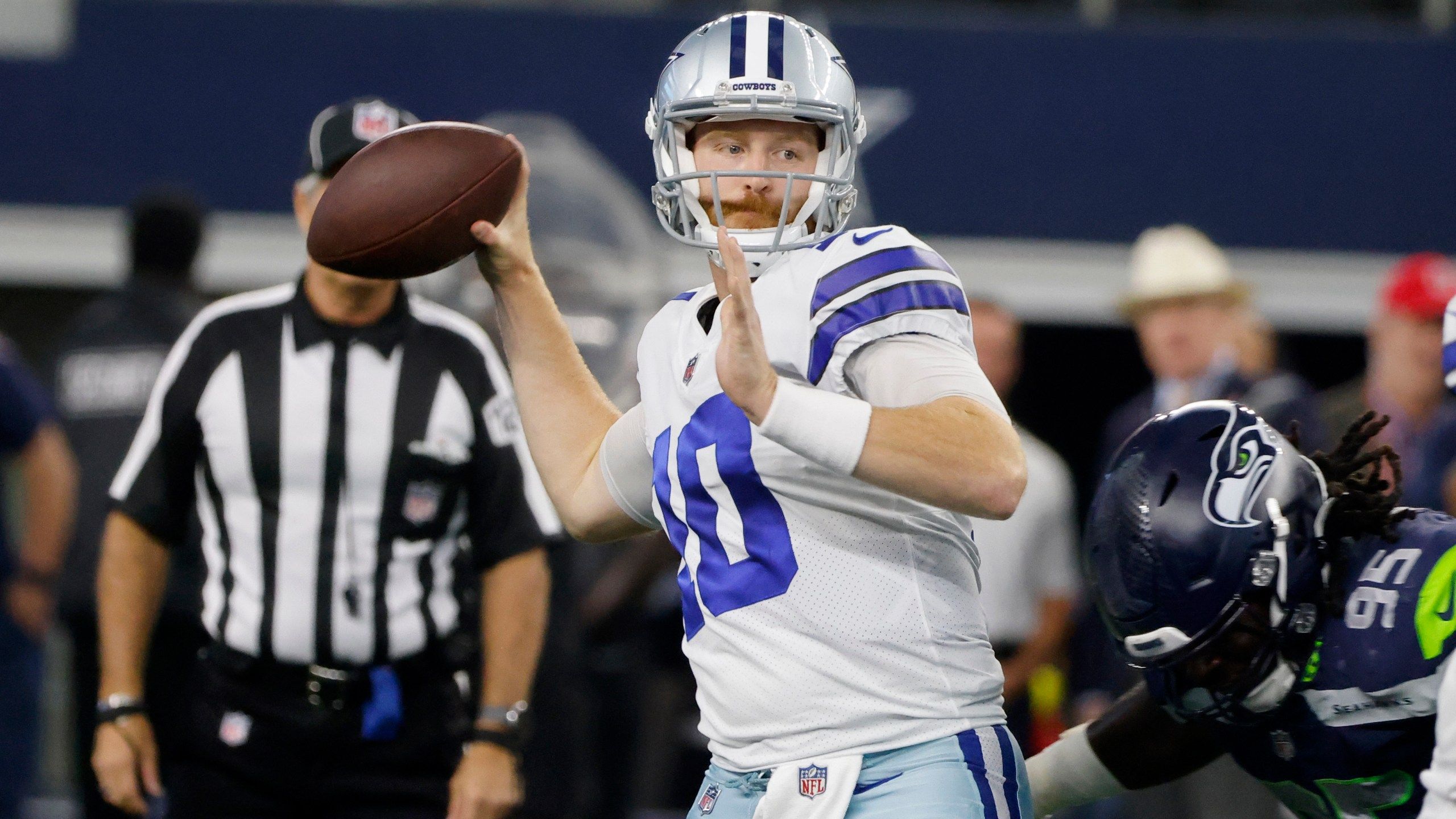 2560x1440 Who is the new starting quarterback for the Dallas Cowboys, Cooper Rush?