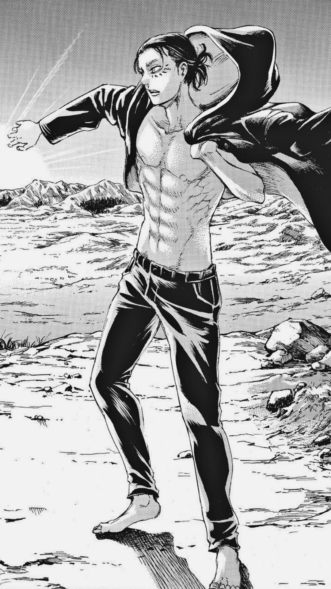 1080x1920 Eren Jaeger manga lockscreens