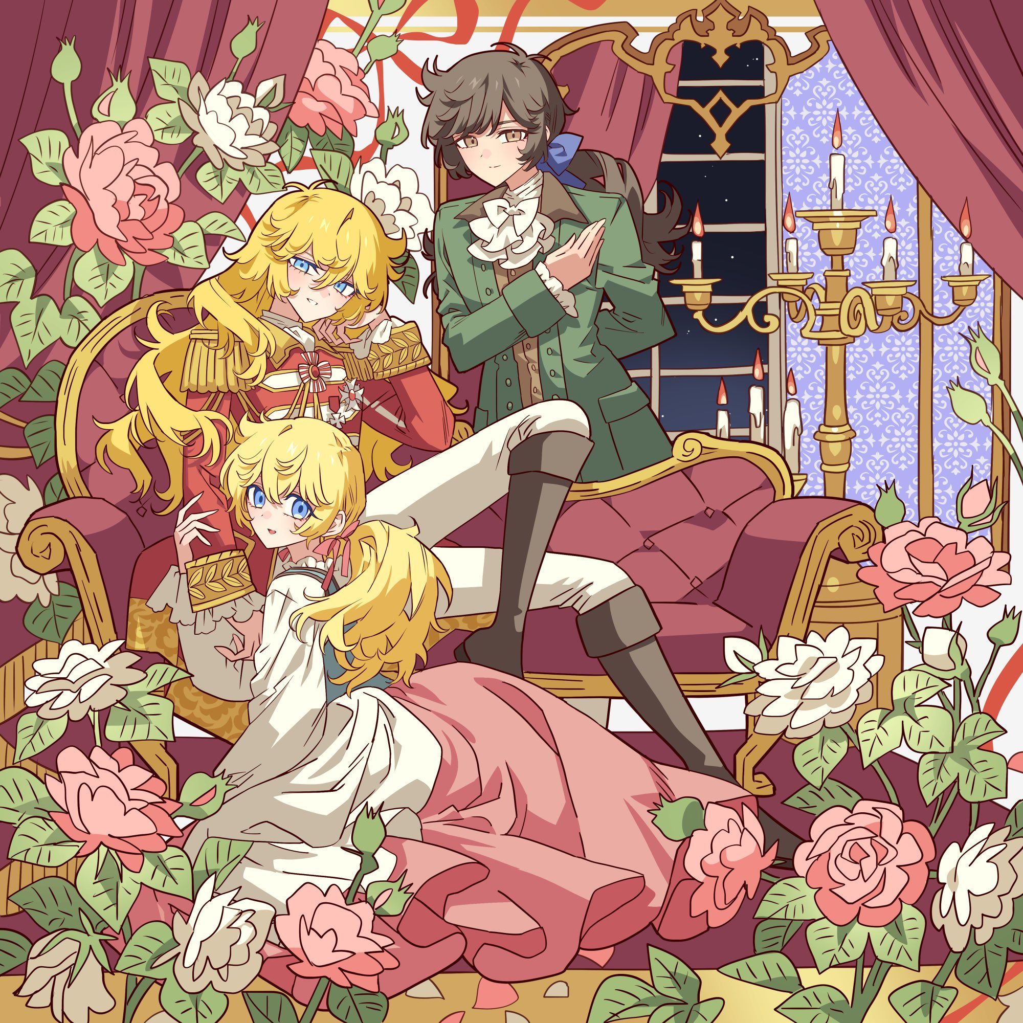 2000x2000 Berusaiyu no Bara (The Rose of Versailles) Wallpaper by Meremero Anime Image Board