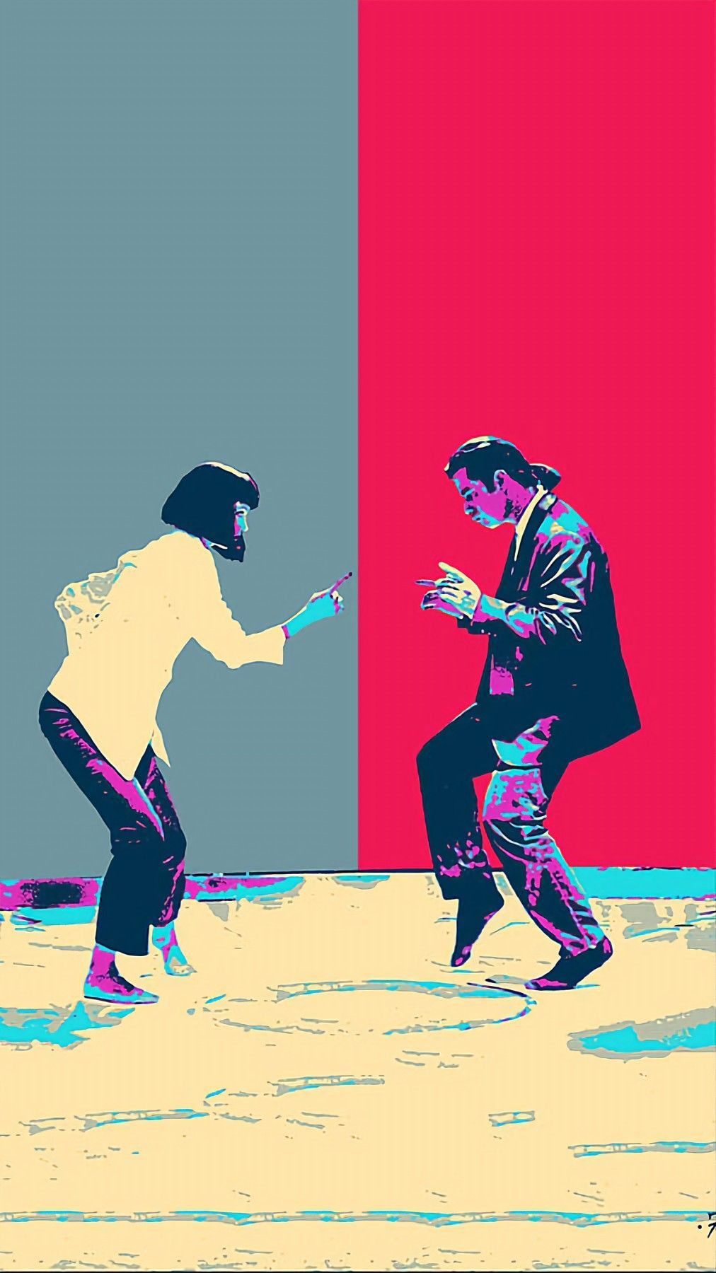 1012x1800 iPhone Pulp Fiction 4k Wallpaper