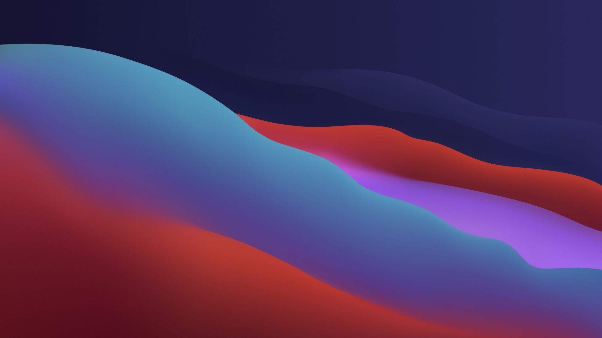 1920x1080 macOS Big Sur Wallpaper 4K, Apple, Layers, Fluidic, Colorful