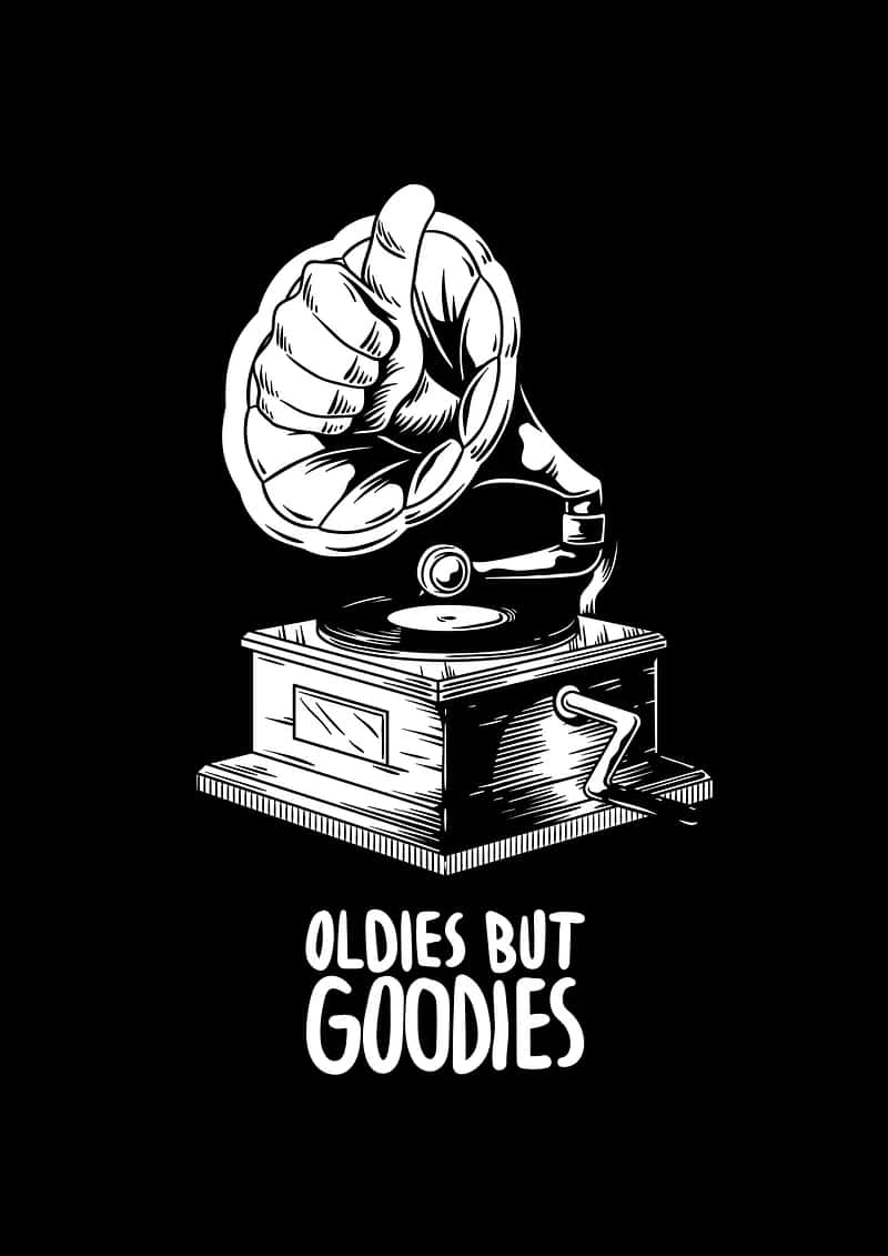 800x1131 Download Retro Music Fist Oldies But Goodies Wallpaper