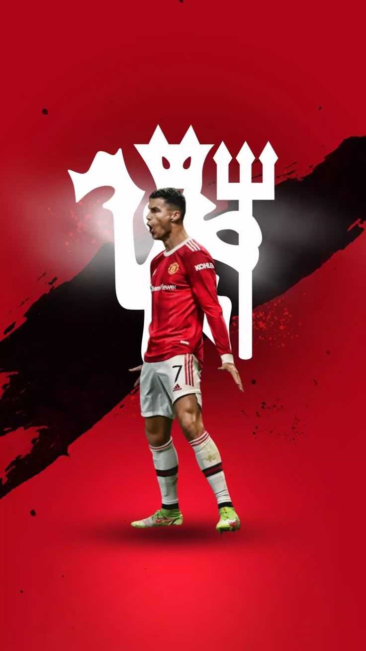 736x1308 Christiano Ronaldo Manchester United wallpaper