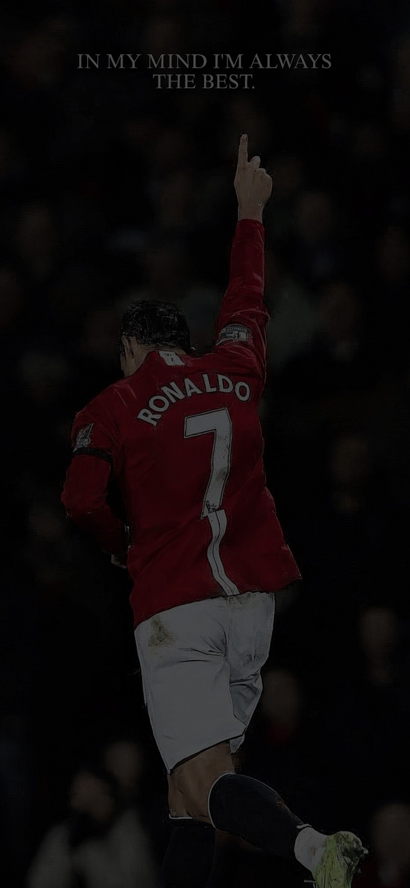 1326x2868 Cristiano Ronaldo Manchester United Quote Wallpaper iPhone HD