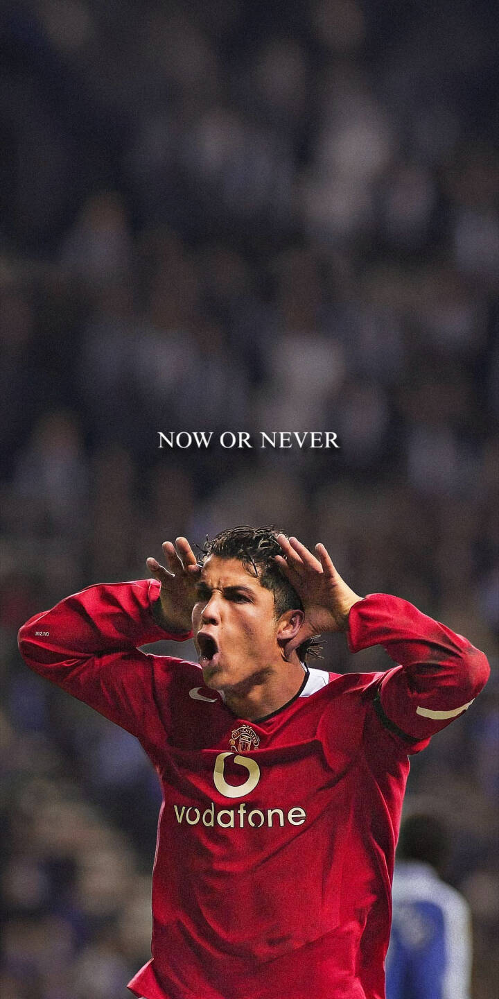 720x1440 4K CR7 Man Utd Live Celebration Wallpaper