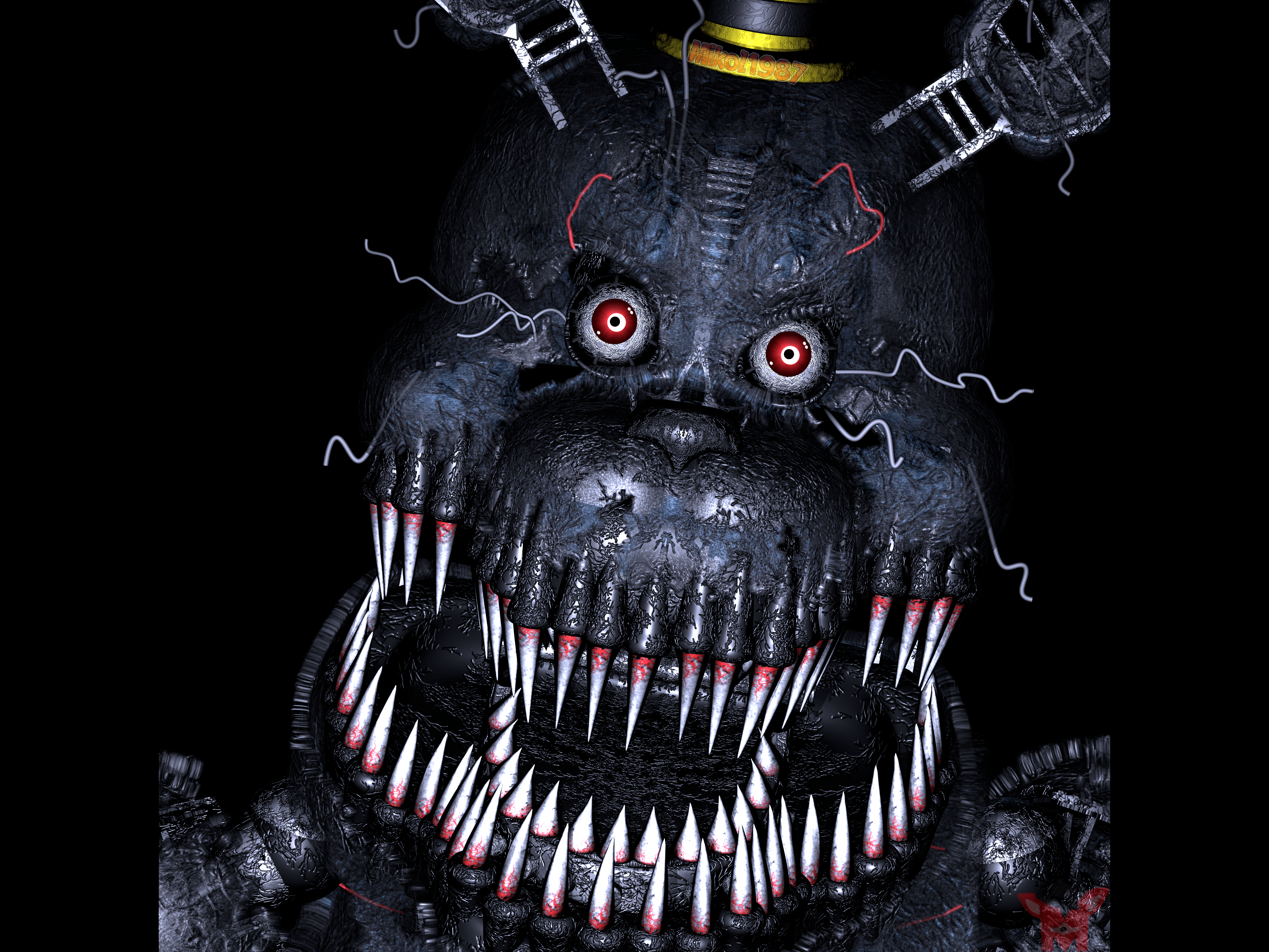5120x3840 Five Nights at Freddy's 4 Horror Ultra HD Nightmare Wallpaper