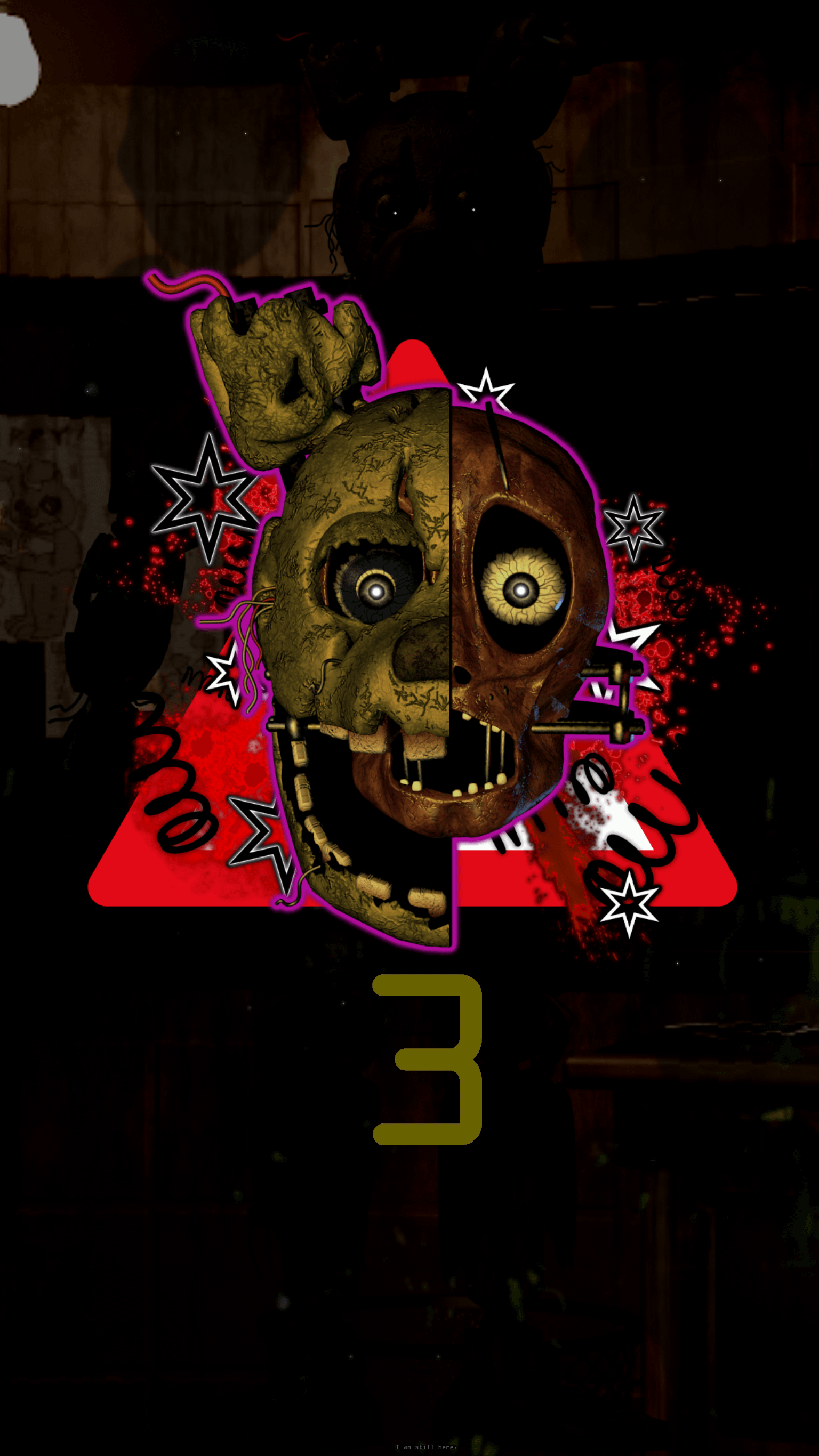 1536x2732 FNaF 3 Themed Phone Wallpaper
