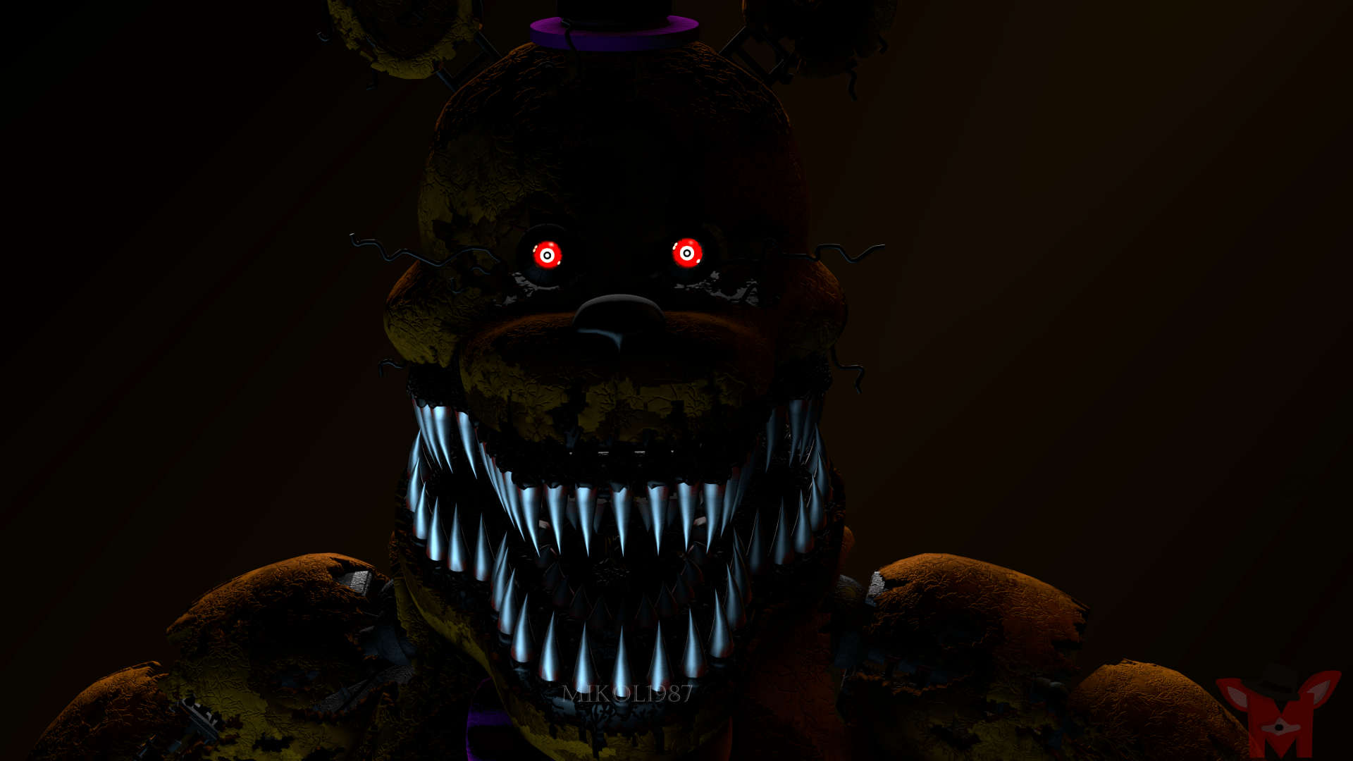 1920x1080 Nightmare Freddy: FNAF 4