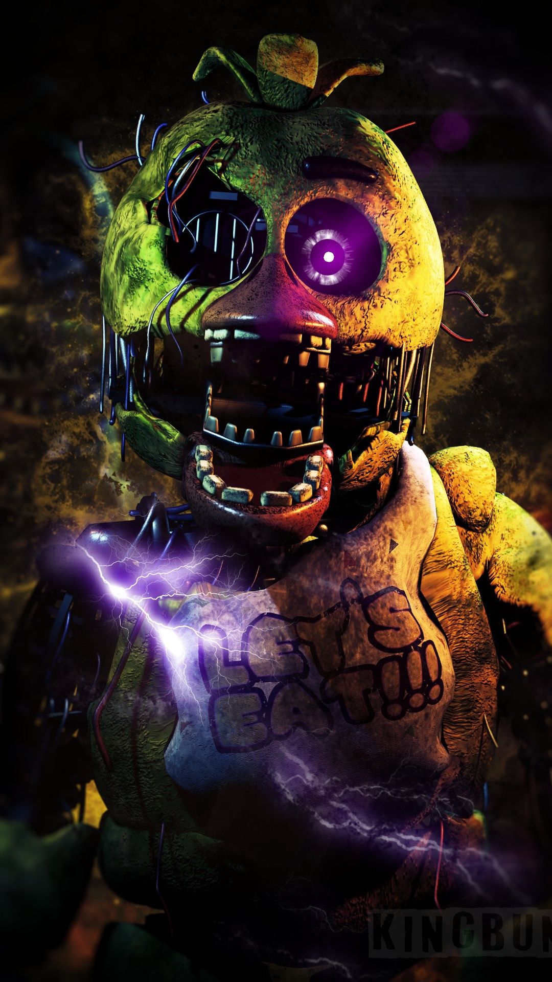 1080x1920 Scary Golden Freddy Wallpaper