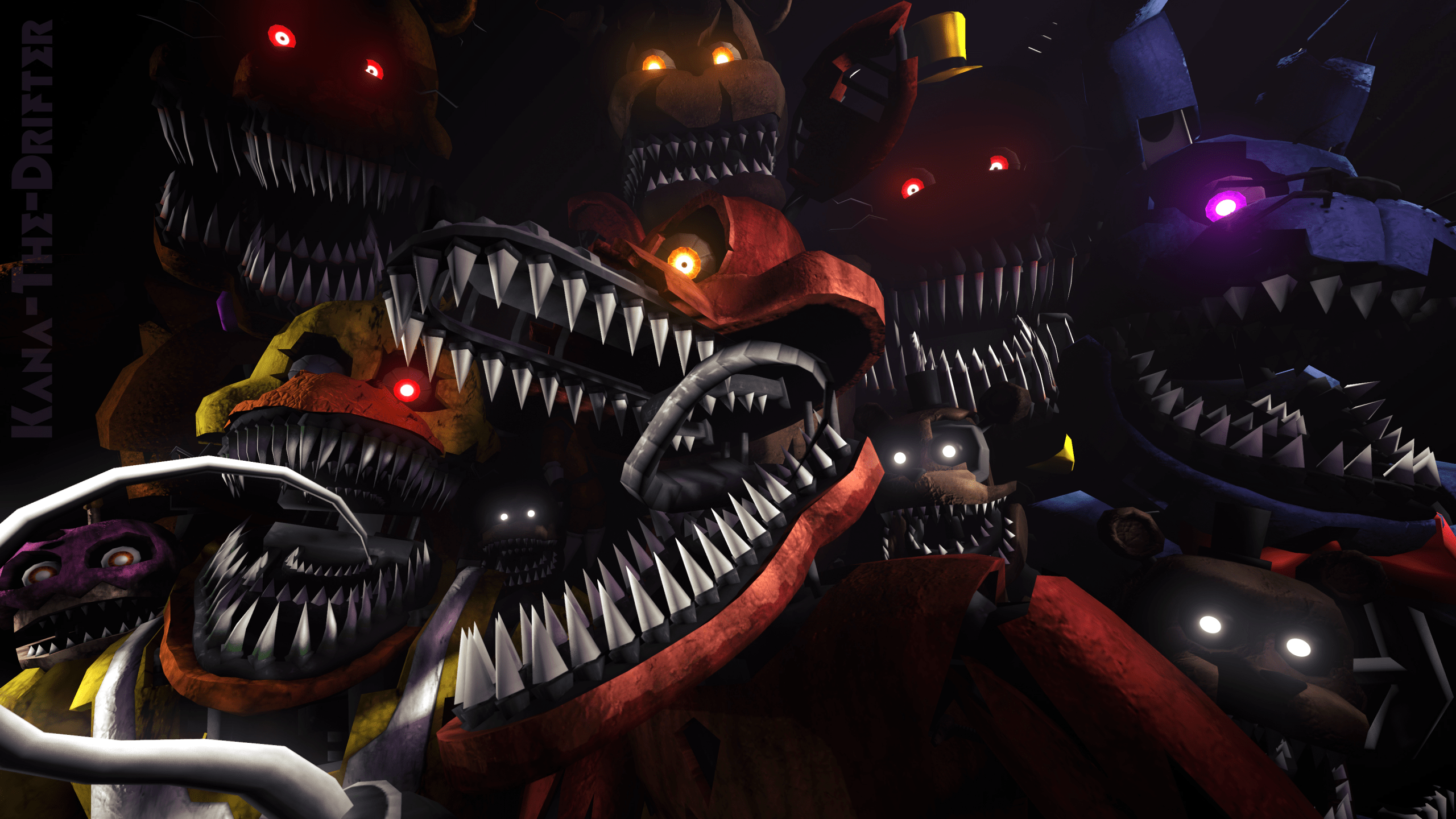 2560x1440 Five Nights at Freddy's Wallpaper 4K, FNAF, Survival games