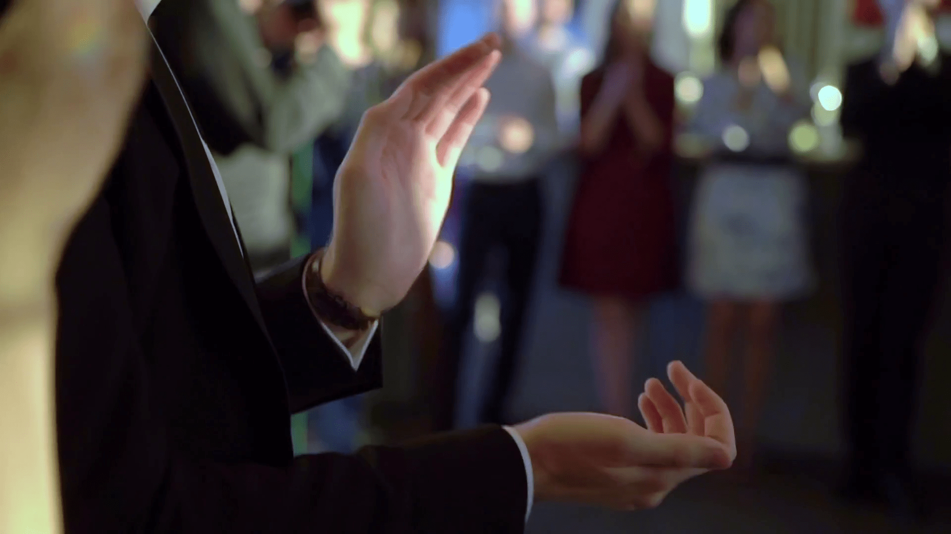 1920x1080 People clap their hands. Applause and ovation