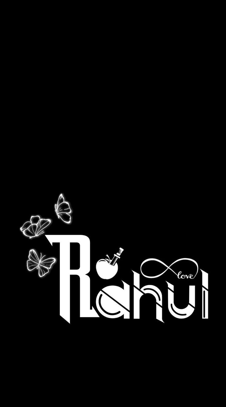736x1324 White Letter R with Butterflies on Black Background. Black and gold butterfly png, Rahul logo