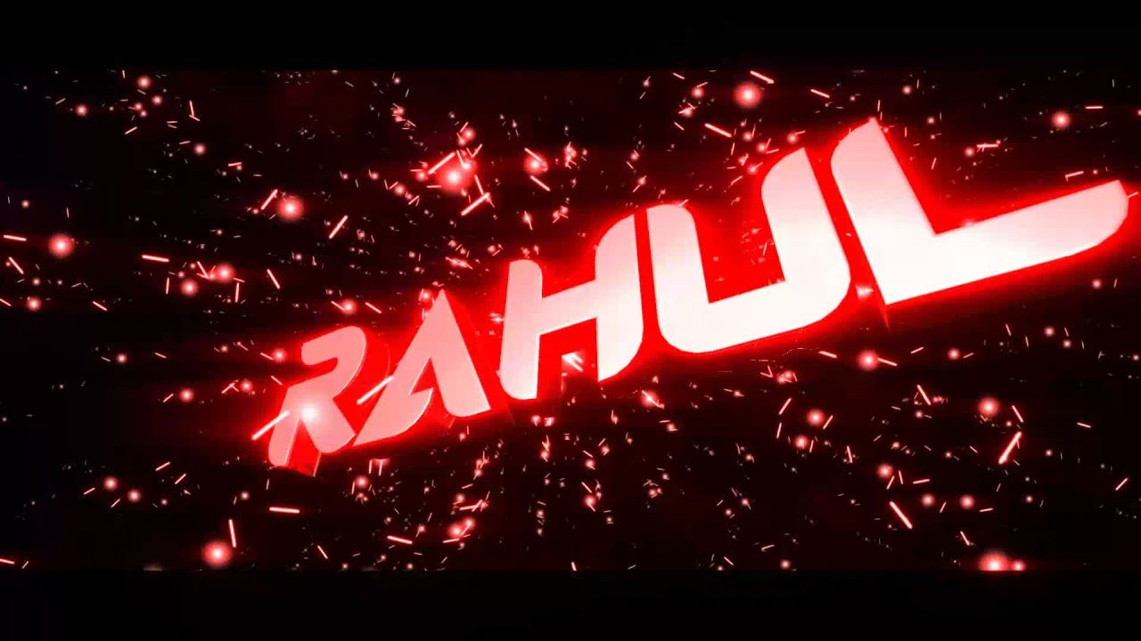 1280x720 3D Name Intro । R A H U L