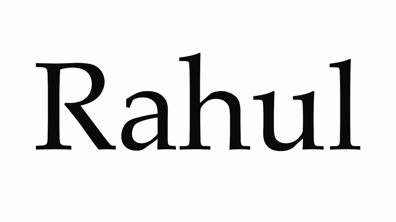 1280x720 How to Pronounce Rahul