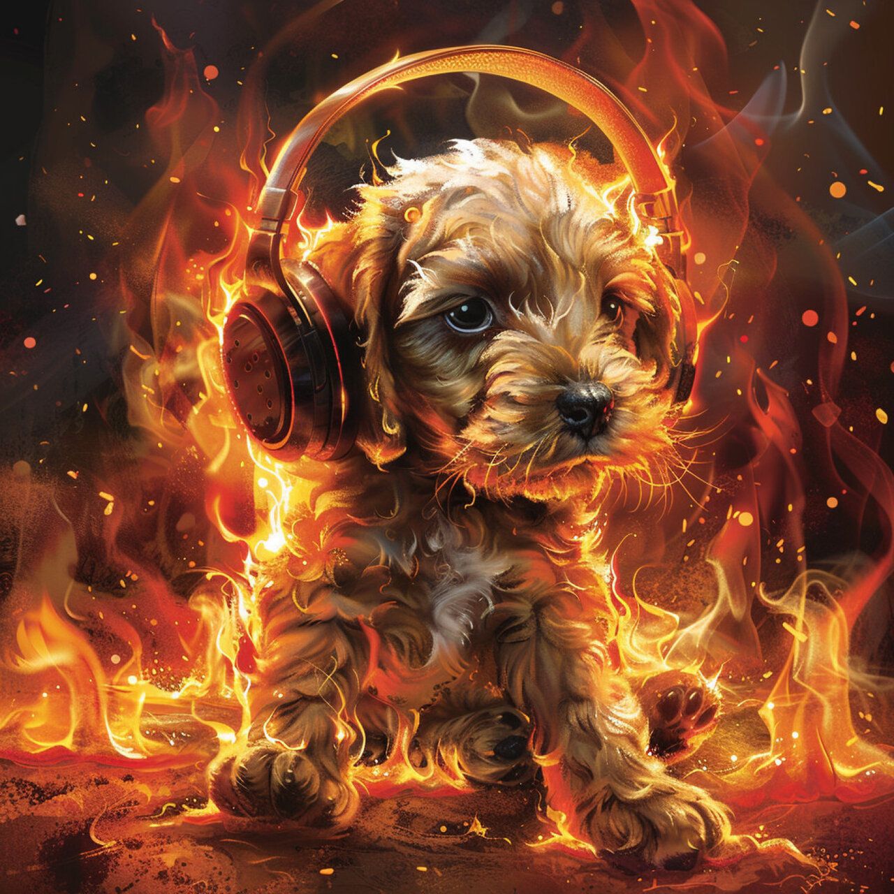 1280x1280 Fire Bark: Dogs Calm Melodies / Dog Whisper