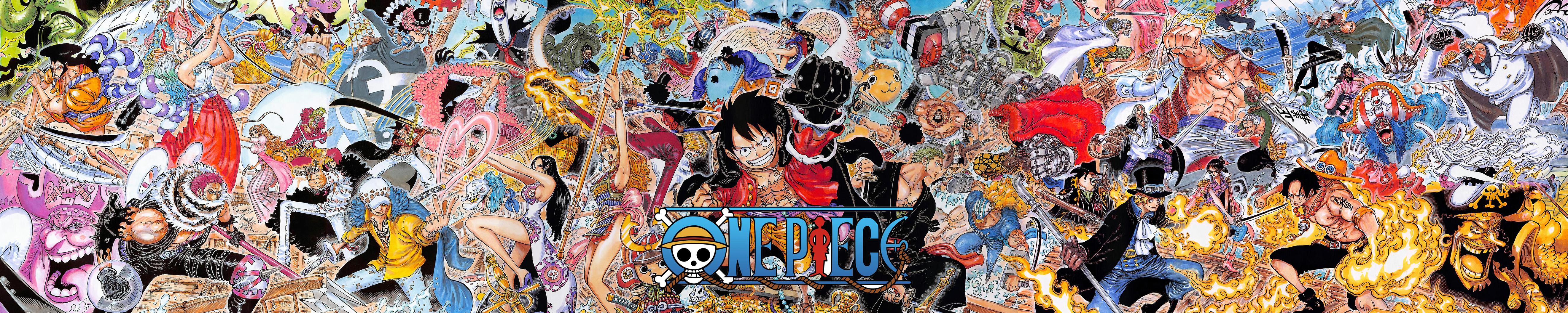 5287x1057 One Piece poster cropped to fit Reddit Banner + Logo cus its would be a reddit banner