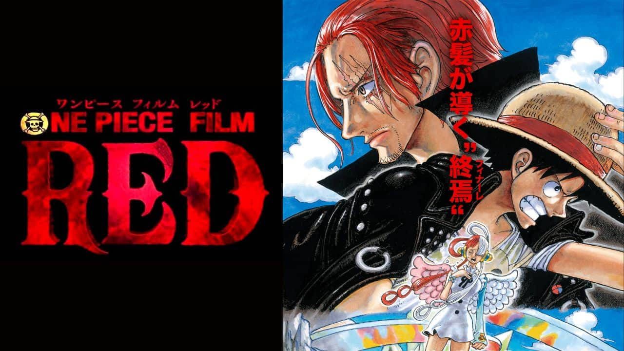 1280x720 Download One Piece Film Red Logo And Poster Wallpaper