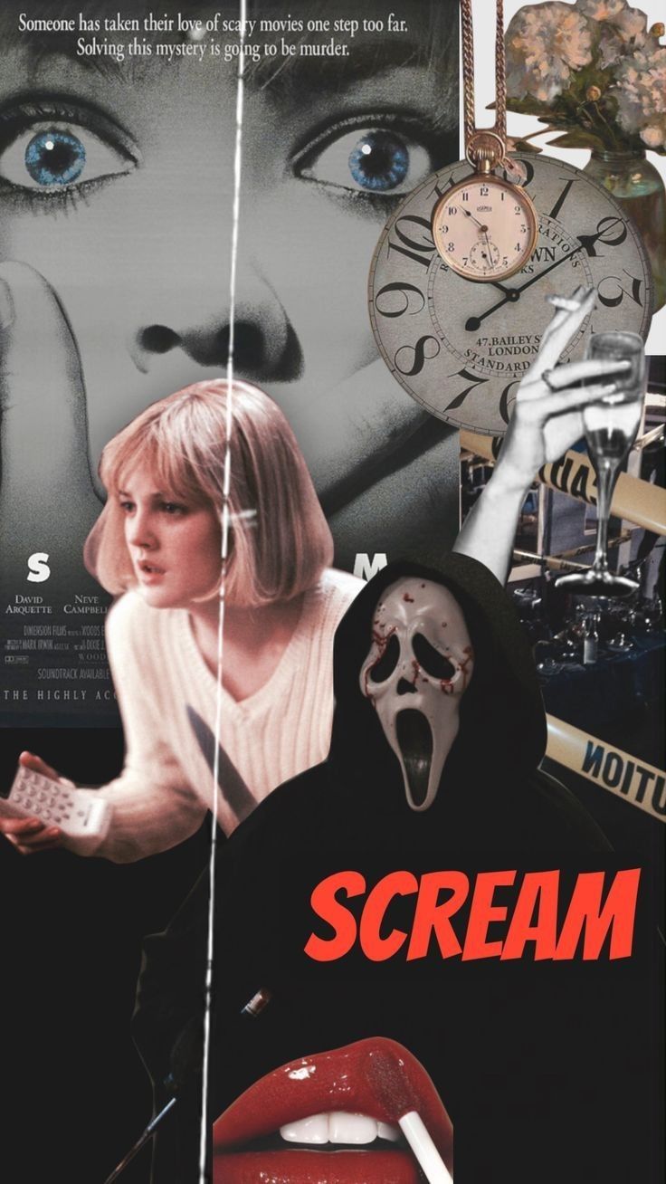 736x1308 Scream lockscreen iphone. Aesthetic scream poster, Scream vintage wallpaper, Scream 1996 wallpaper