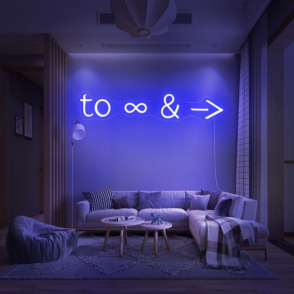 1000x1000 To Infinity & Beyond Neon Sign Neon LED