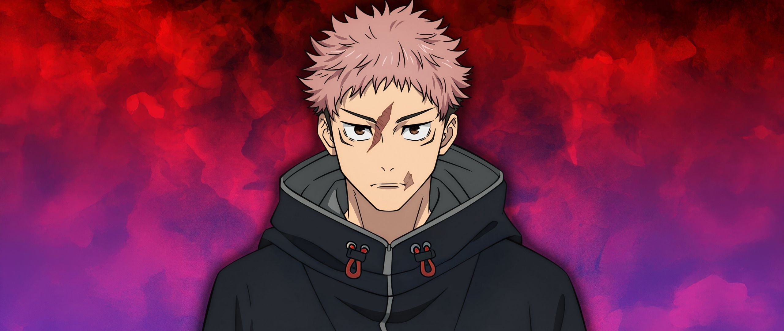 2560x1080 Yuji Itadori Wallpaper 4K, Season Jujutsu Kaisen, 5K, 8K