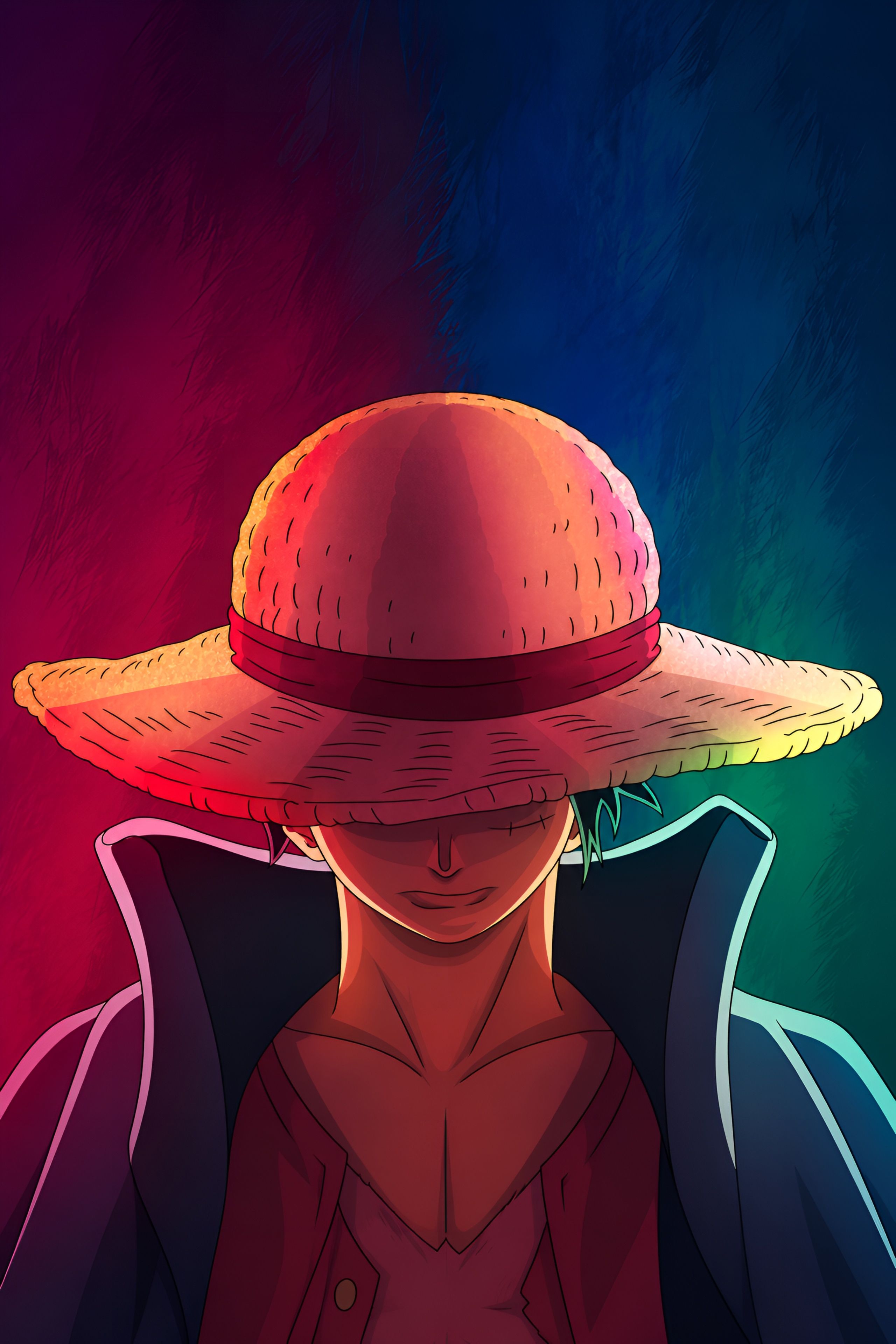 2560x3840 One Piece Luffy Straw Hat 4K Wallpaperx3840