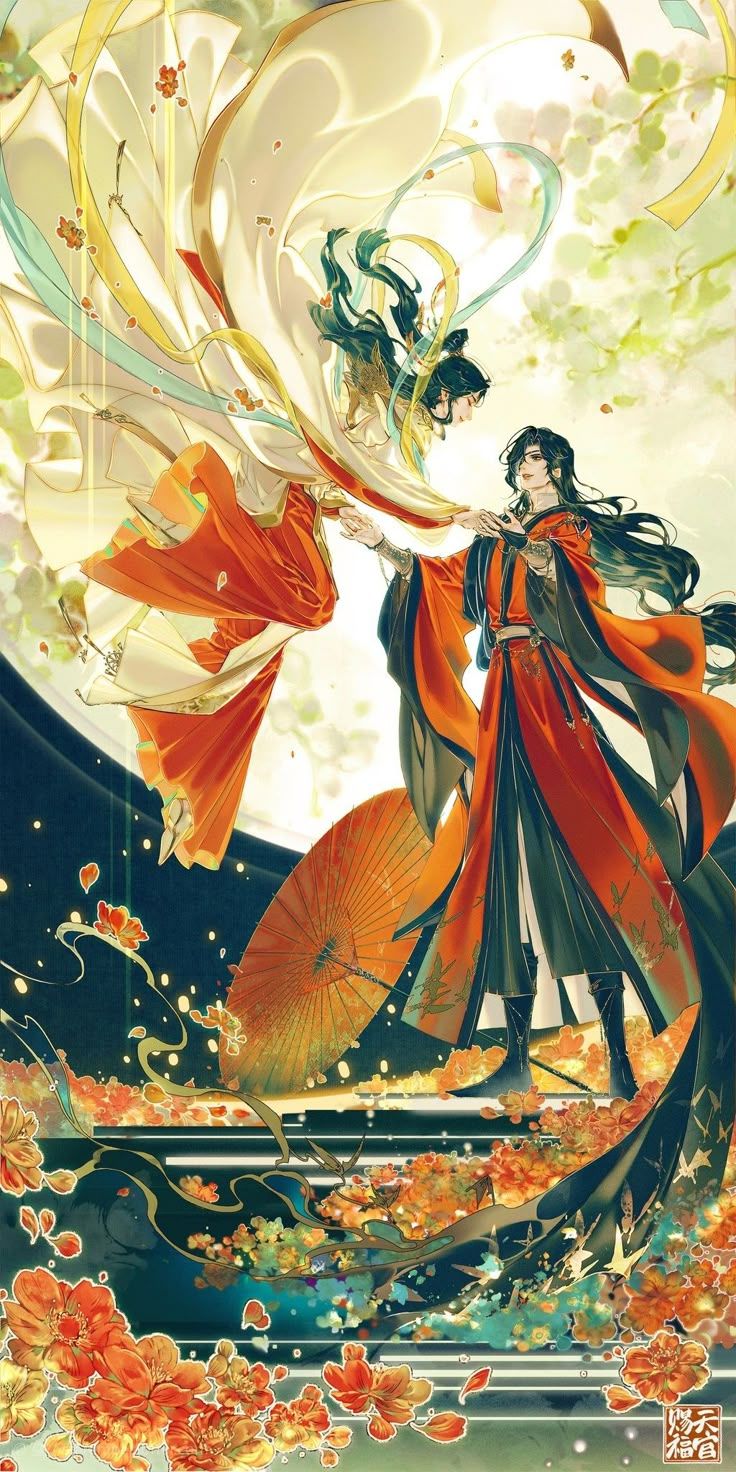 736x1472 HEAVEN OFFICIAL'S BLESSING. TIAN GUAN CI FU. ARTWORK BY STARember #heavenofficialsblessing #tgcf #tianguancifu #danmei #bl #manhua