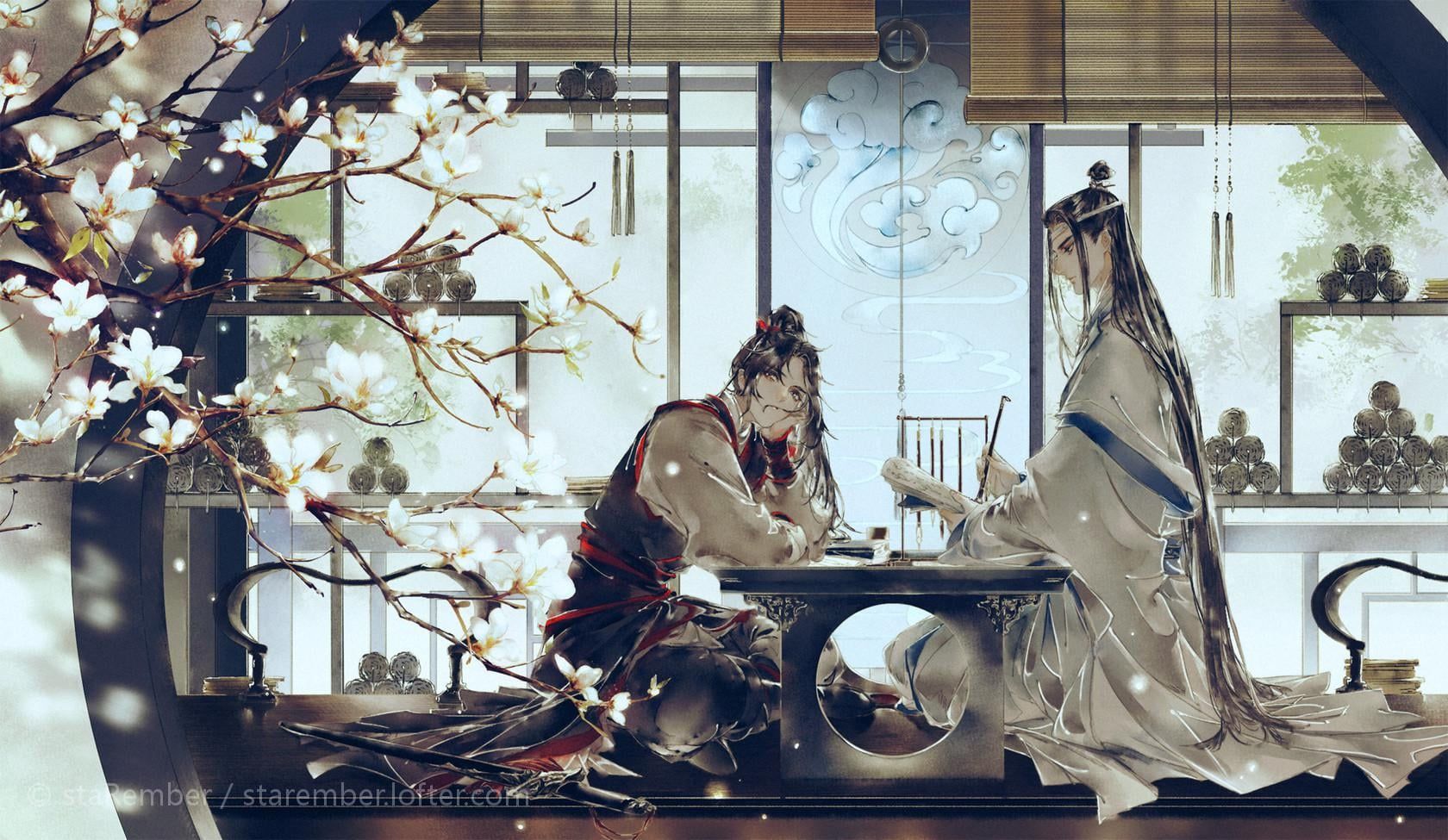 1680x975 WANGXIAN fanart done by STARember, aka tgcf's manhua illustrator!!