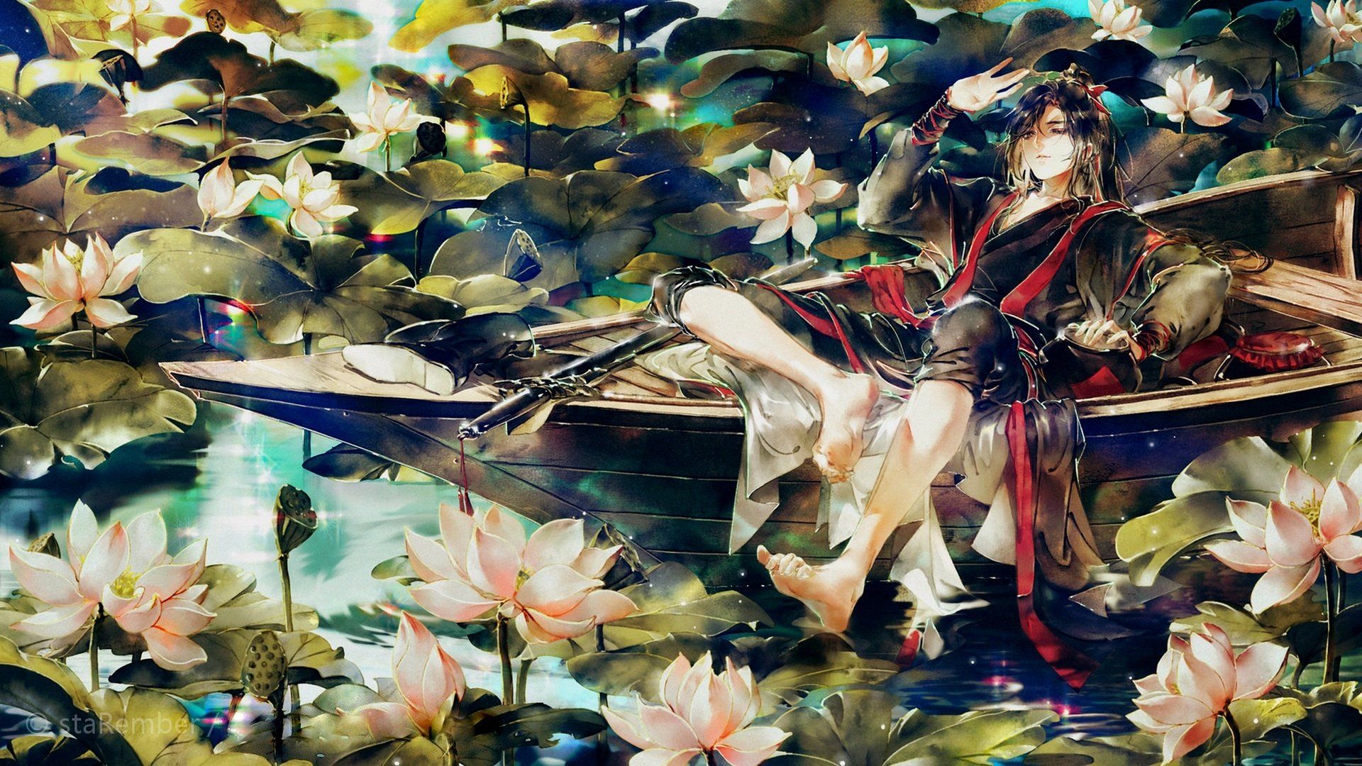 1920x1080 Wei Wuxian Serenity: Mo Dao Zu Shi HD Anime Wallpaper Blissx1080
