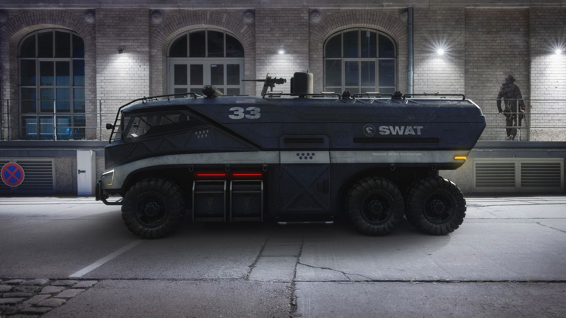 1920x1080 SWAT truck concept (6). Image - Behance