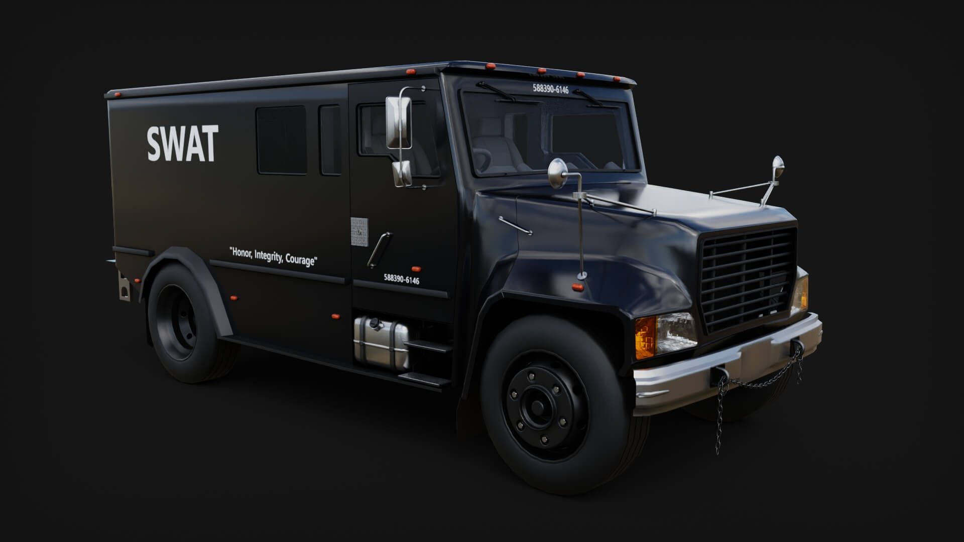 1920x1080 SWAT Van Truck