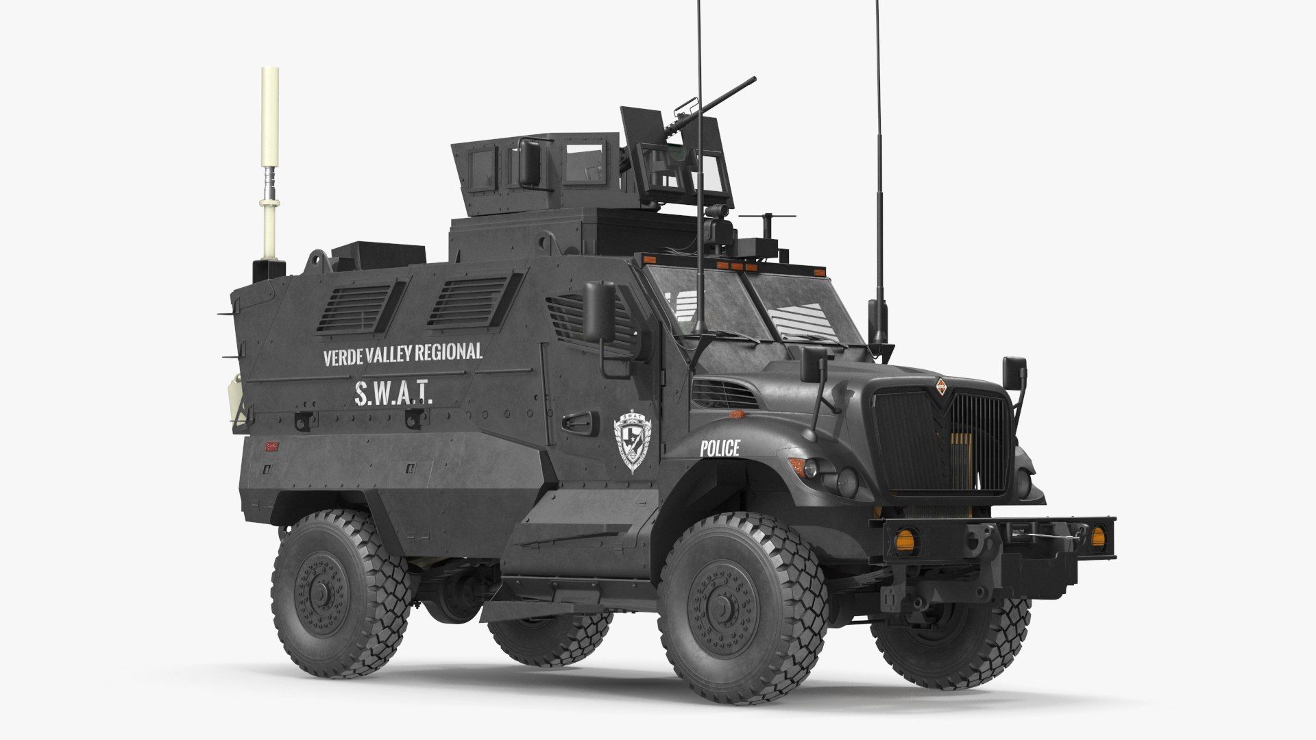 1920x1080 SWAT Vehicle International MaxxPro Simple Interior 3D