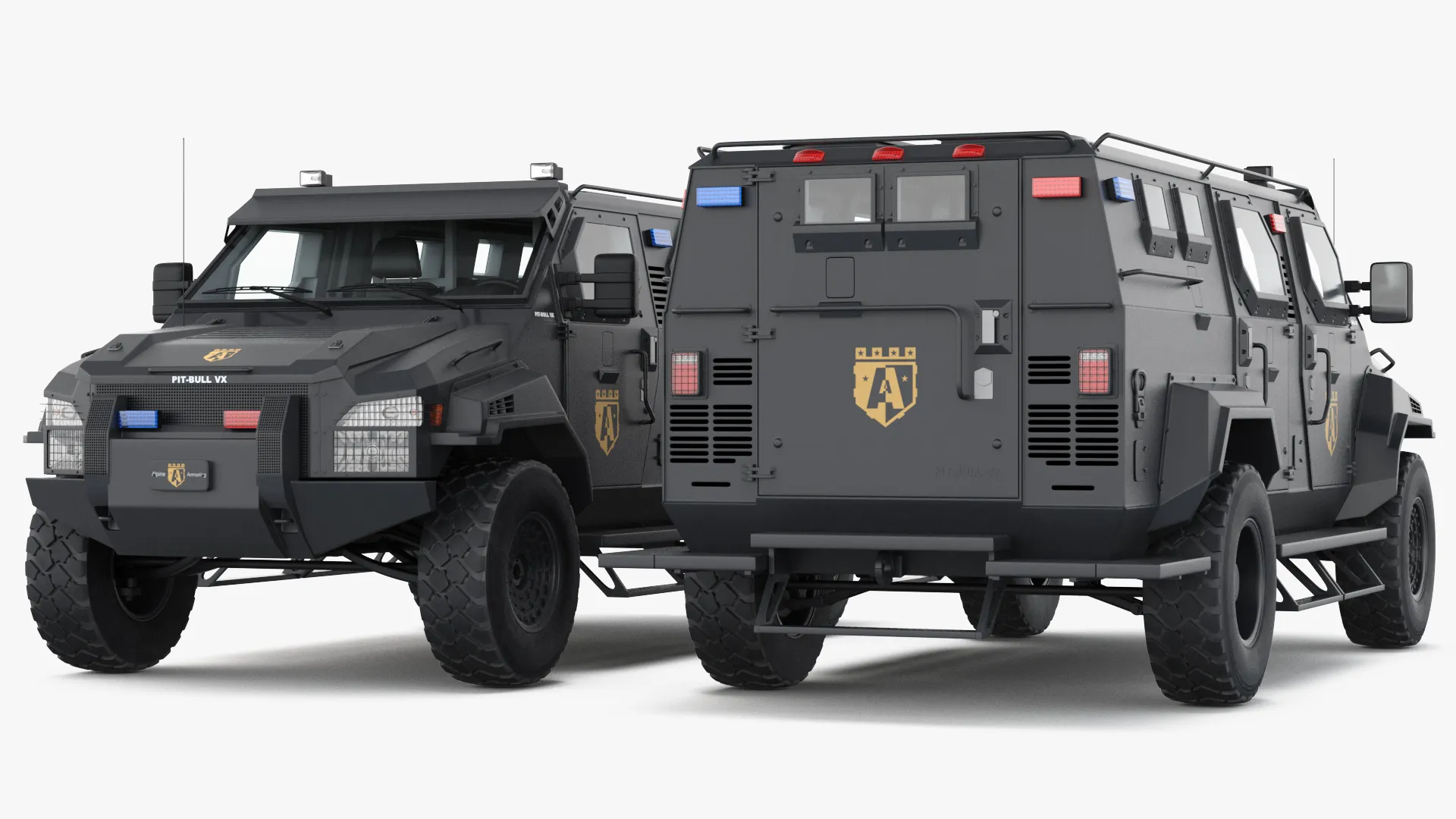 1920x1080 Armored SWAT Truck Pit Bull VX 3D Model