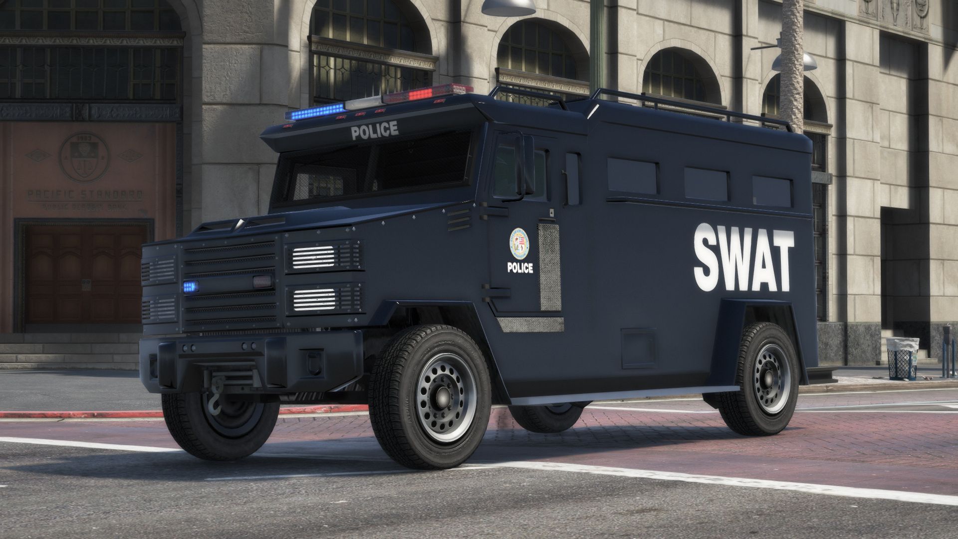 1920x1080 LSPD SWAT Truck Livery Brute Police Riot Truck (4K)-
