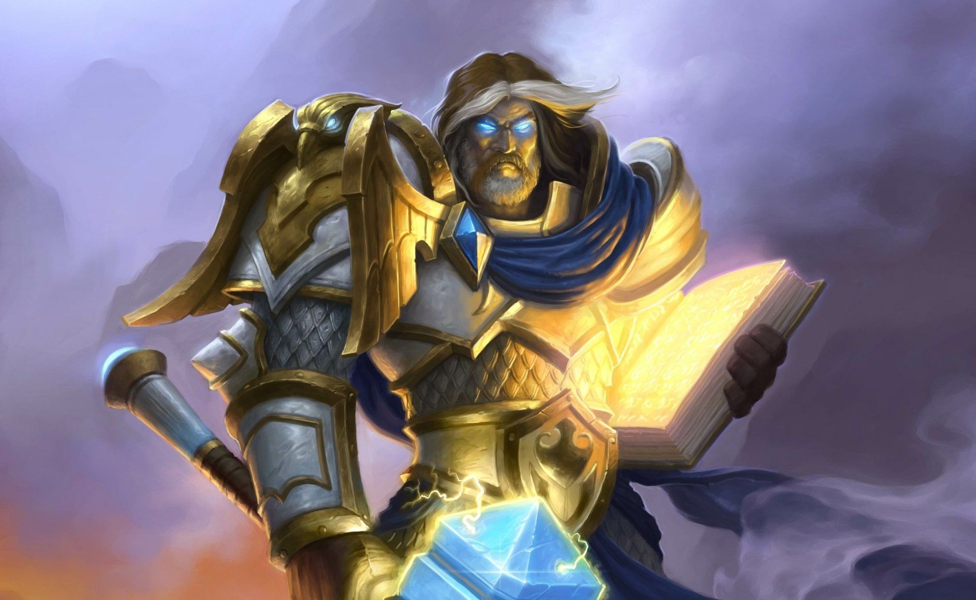 1920x1180 Uther the Paladin: HD Wallpaper from Hearthstonex1570