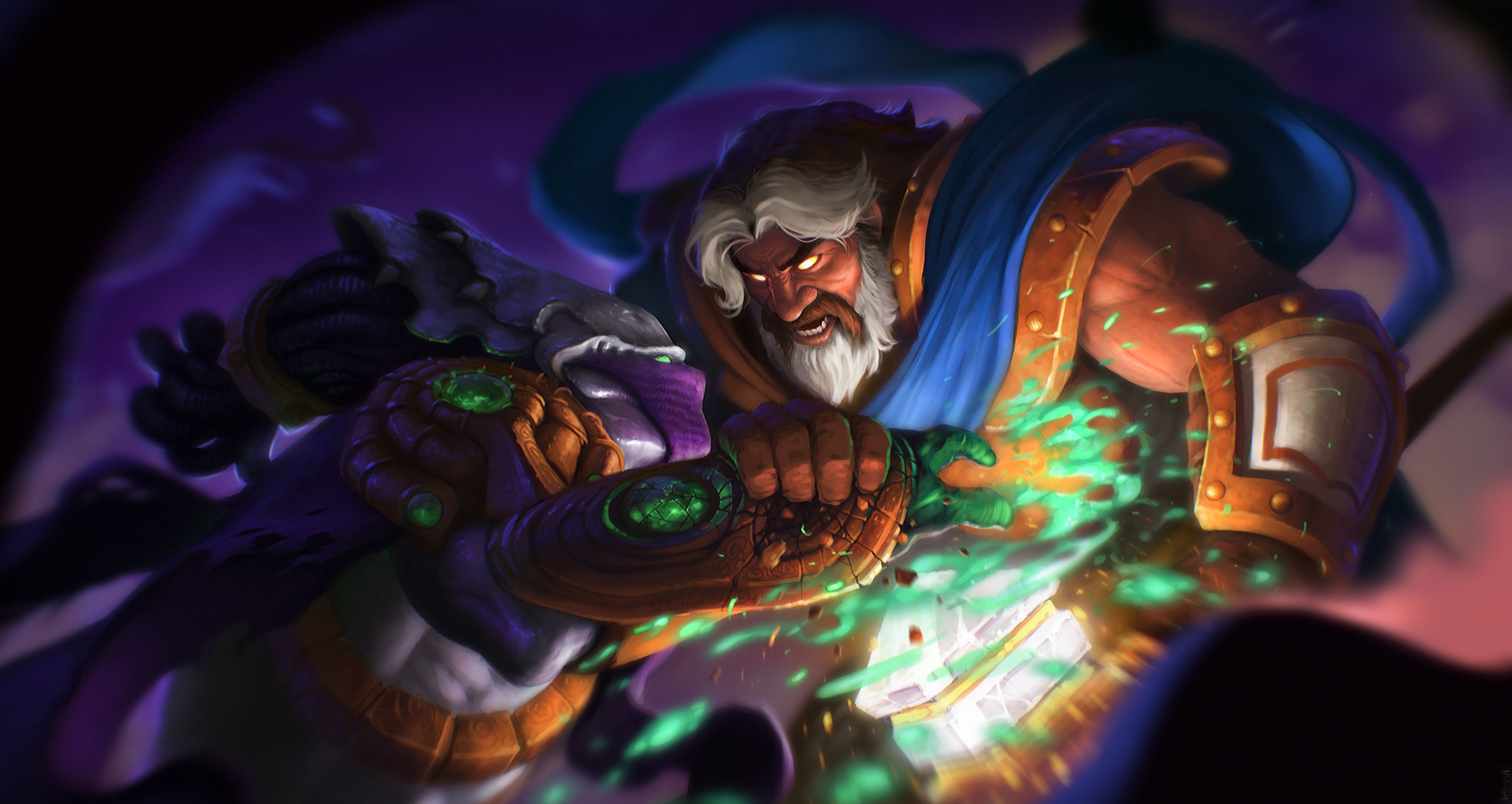 3761x2000 Uther & Zeratul: Heroes of the Storm