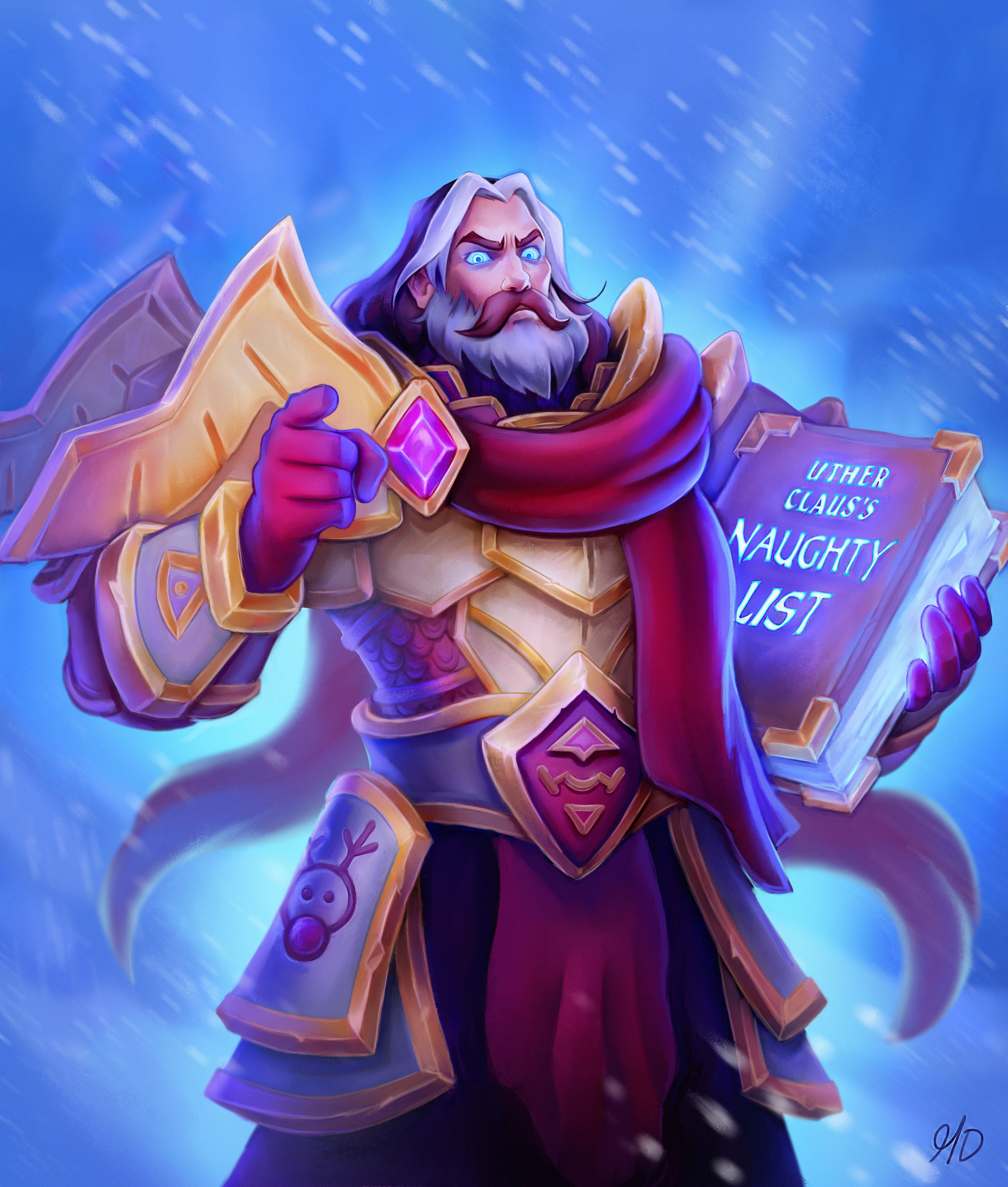4667x5496 Uther Claus / Warcraft Fanart