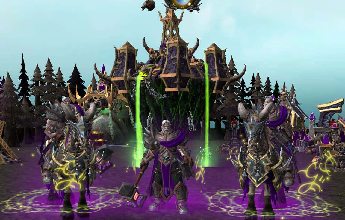 1152x737 Download Uther Lightbringer Warcraft Scene Wallpaper