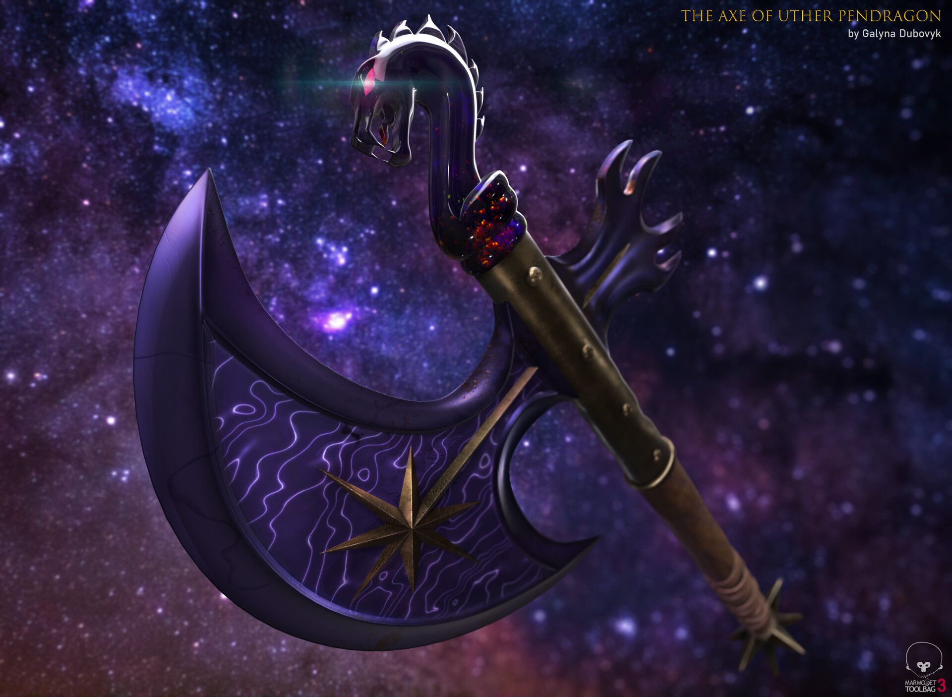 1920x1406 Galyna Dubovyk Axe of Uther Pendragon