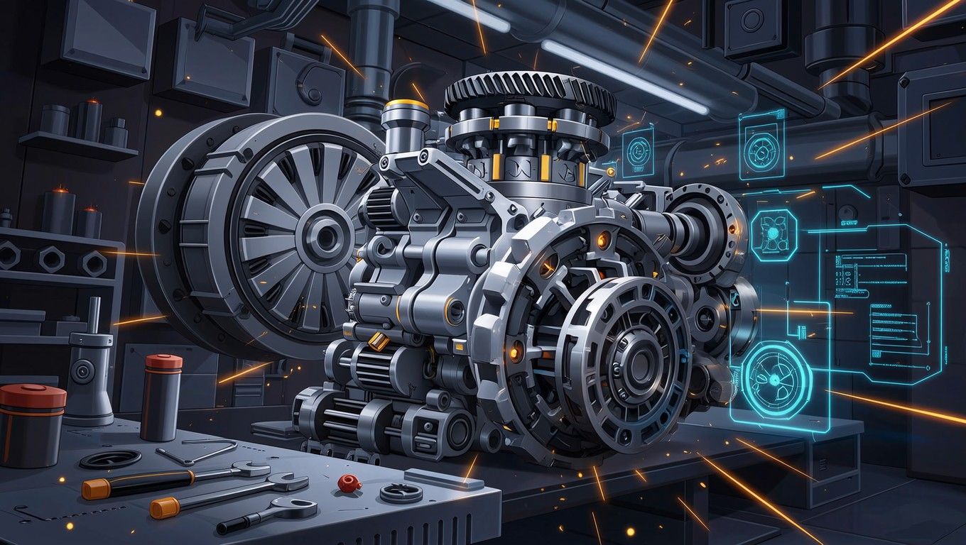 1360x768 Download Mechanical Engineering Anime Image, Mechanical, Engineering