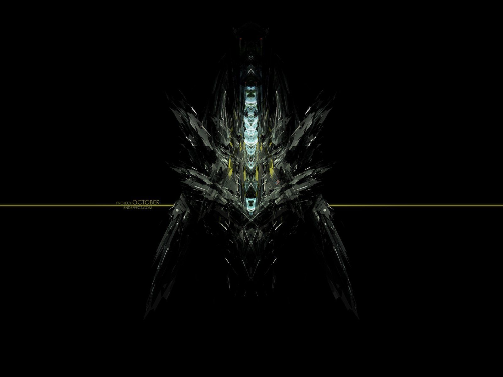1600x1200 Abstract Technology HD Wallpaper: Dark Machine Patterns and Shapesx1200