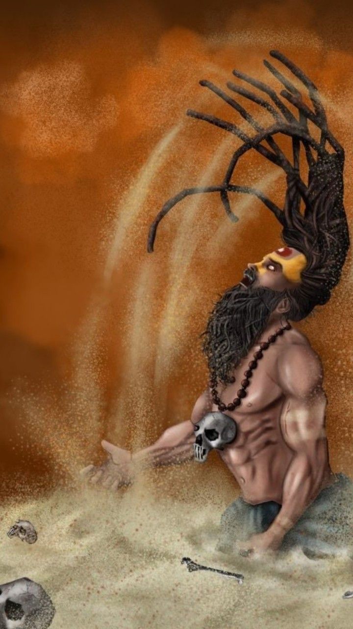 720x1280 India god art. India god wallpaper, Aghori wallpaper hd, Hindu gods
