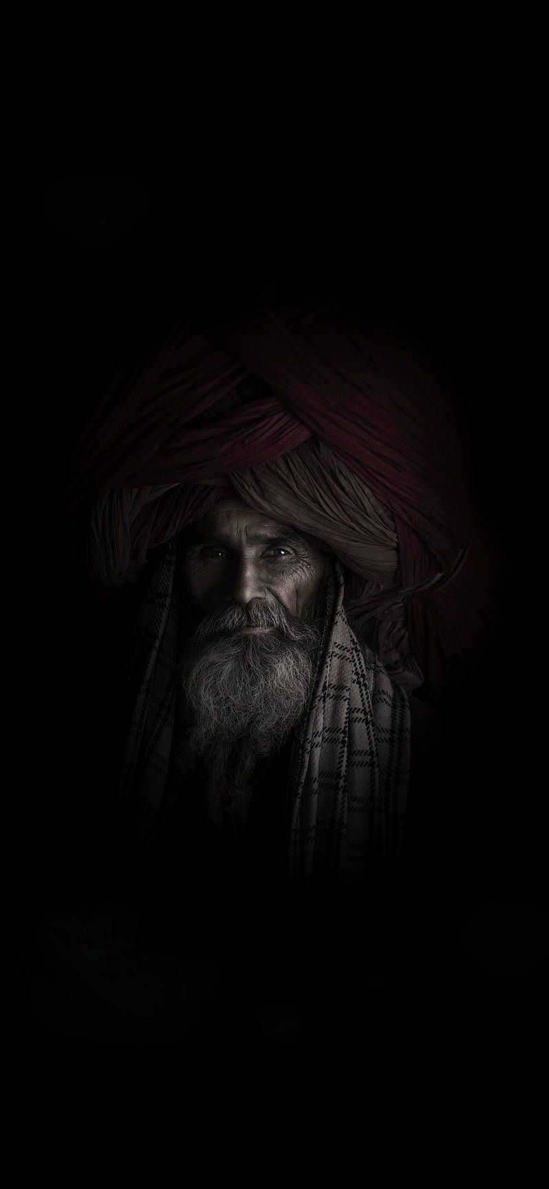 800x1733 Download Aghori Mystic Cast In Shadows Wallpaper