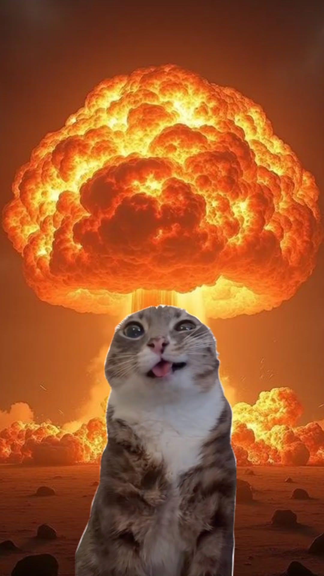 1080x1920 Cat Memes Wallpaper Cute