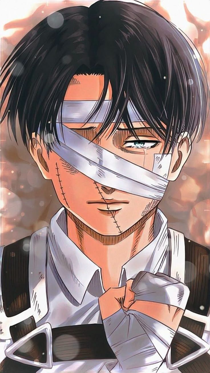 736x1308 Sad levi ackerman HD wallpaper