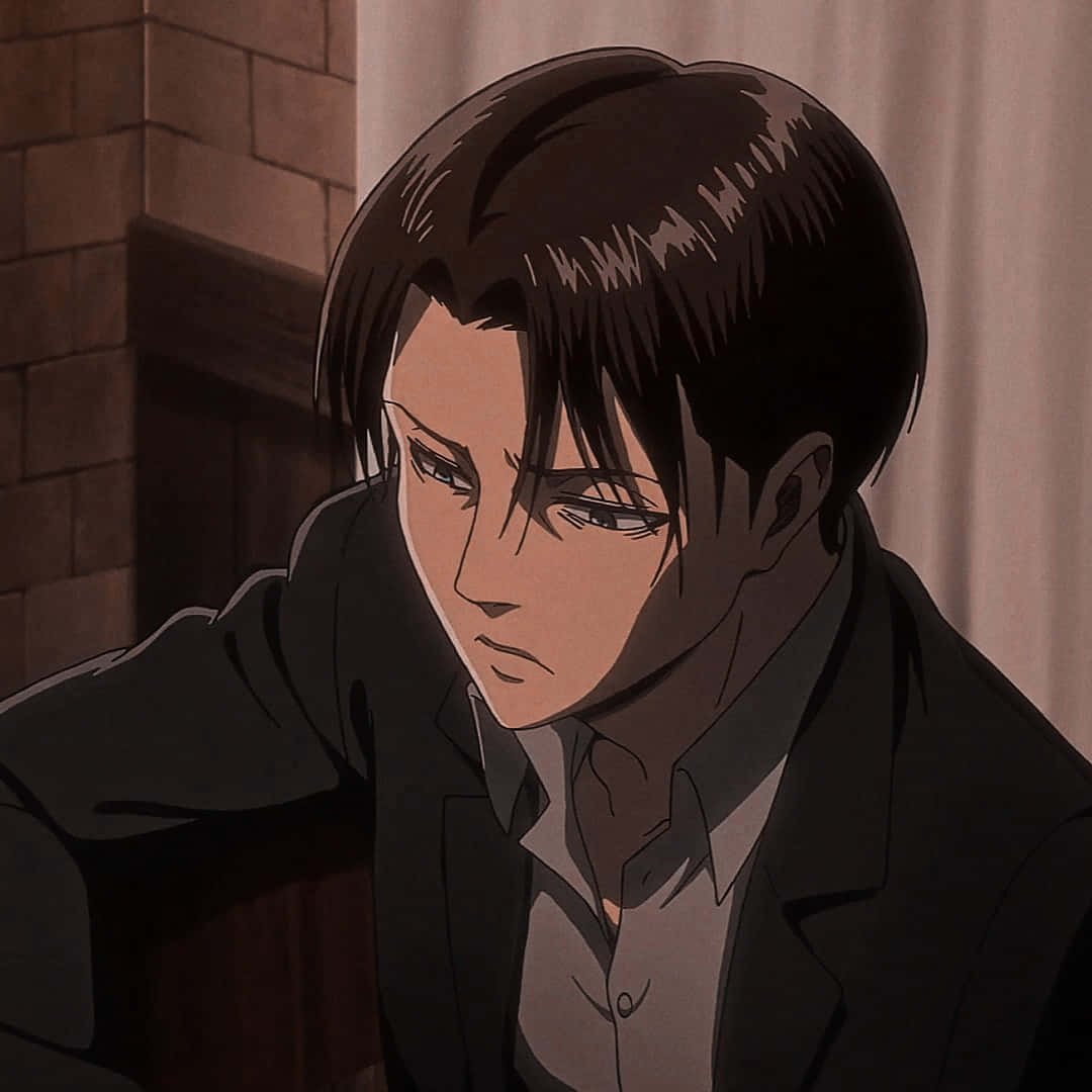 1080x1080 Download Sad Levi PFP Wallpaper