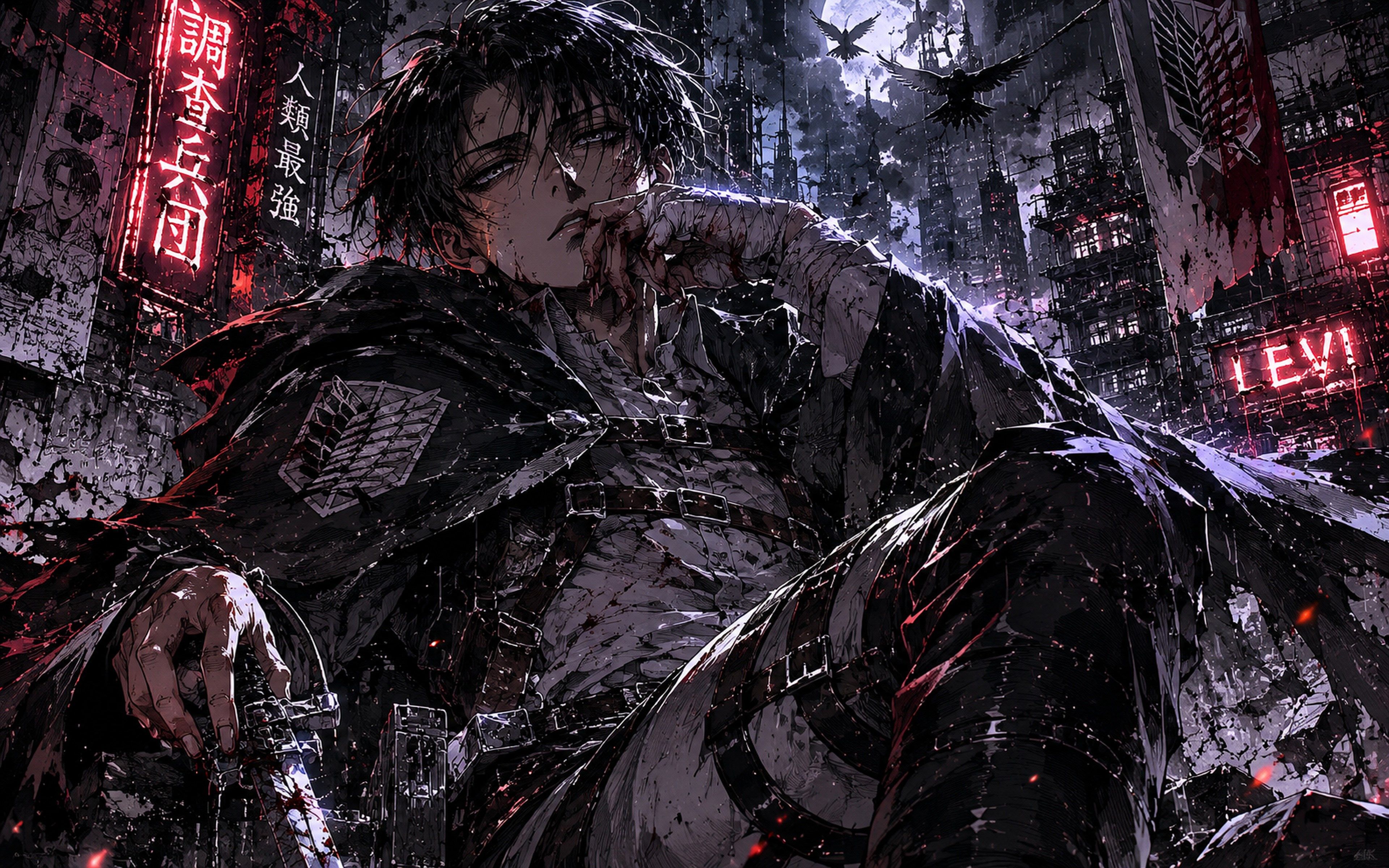 3840x2400 Levi Ackerman Wallpaper and Background: Free HD Download