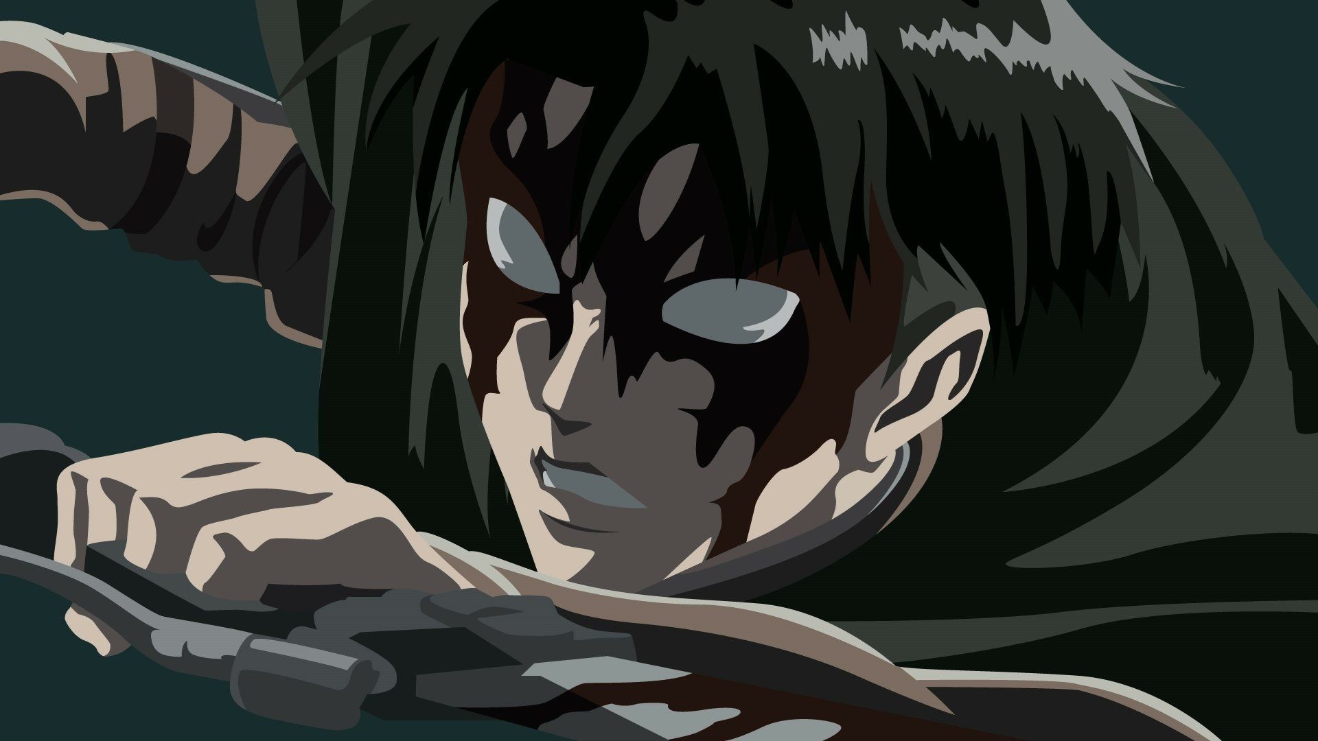 1920x1080 Minimalist Levi Ackerman