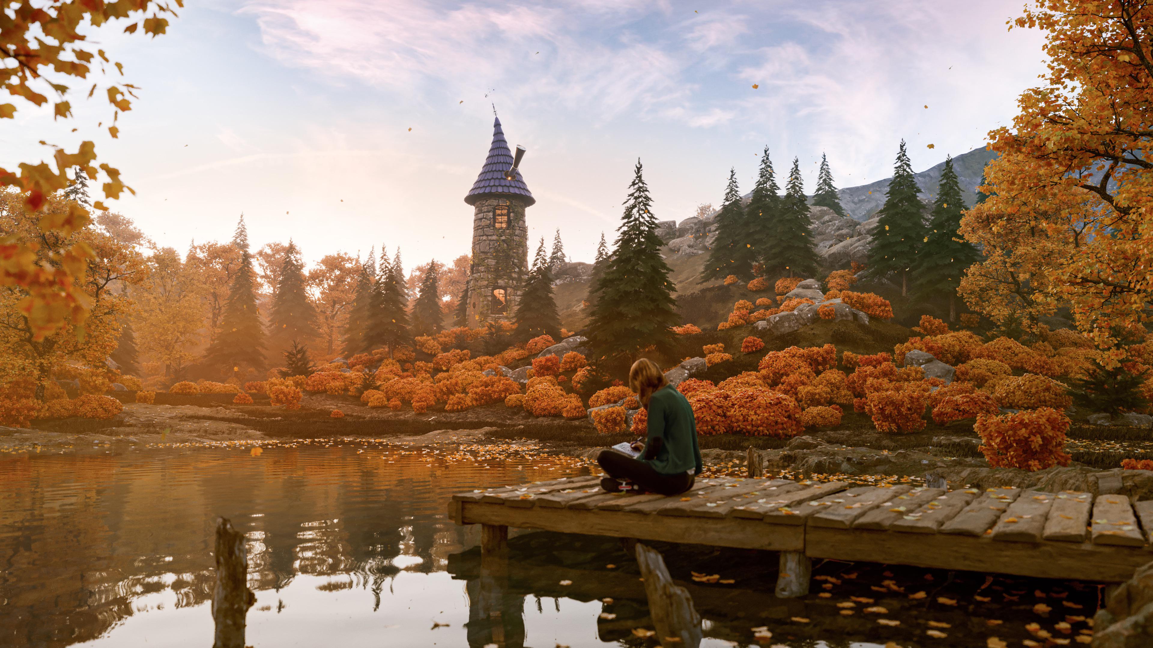 3840x2160 Semi Realistic Stardew Valley: Leah And The Wizard Tower