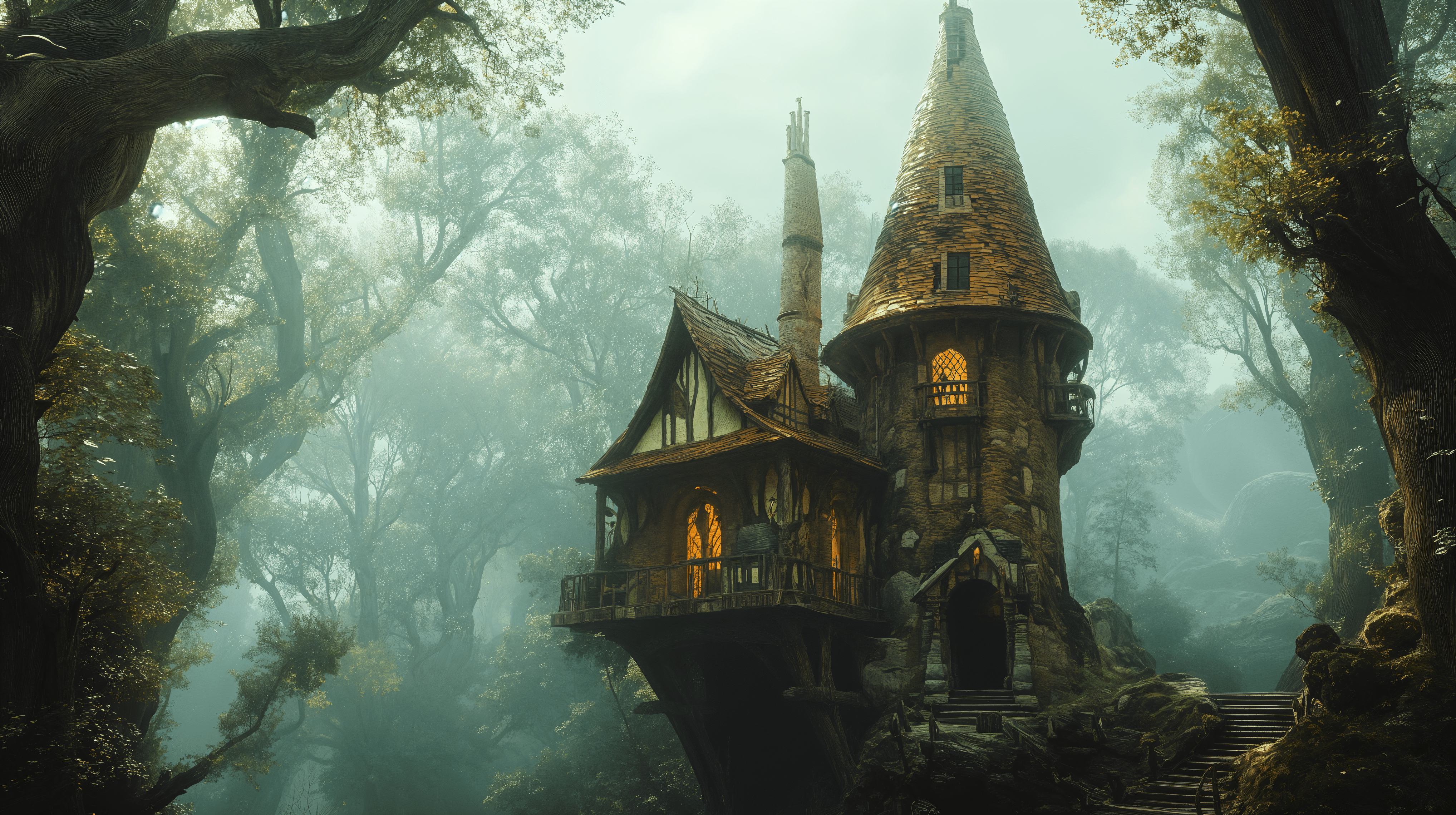 4072x2280 Wizard Tower Picture and Image