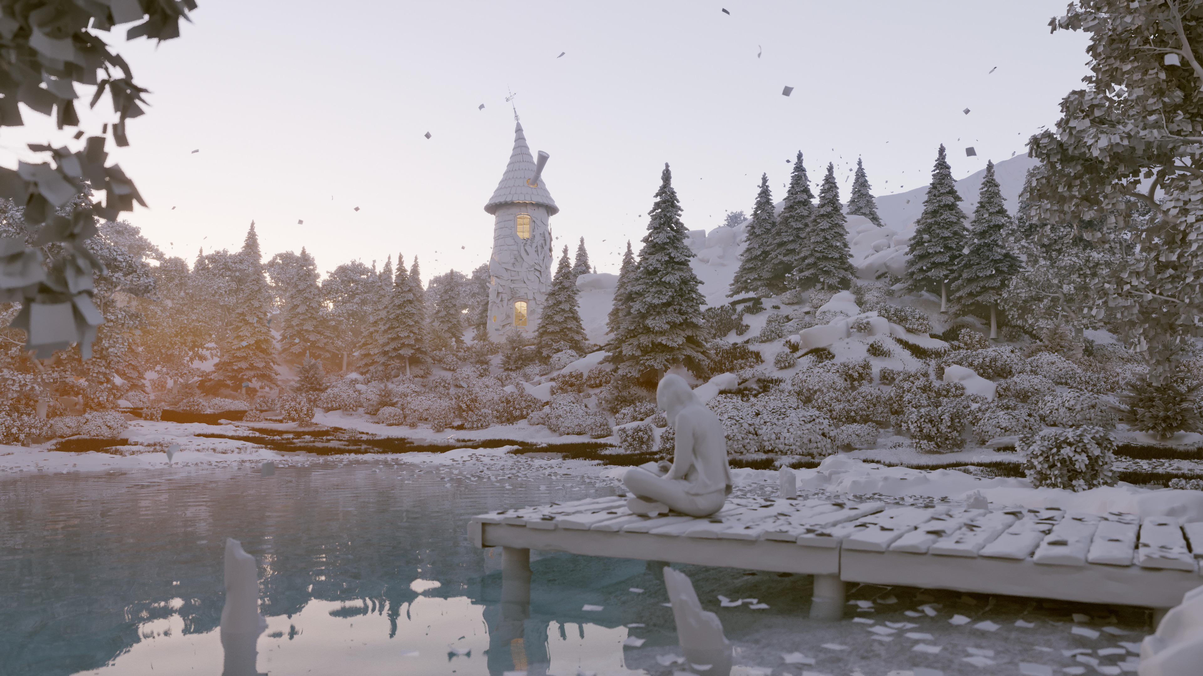 3840x2160 Semi Realistic Stardew Valley: Leah And The Wizard Tower